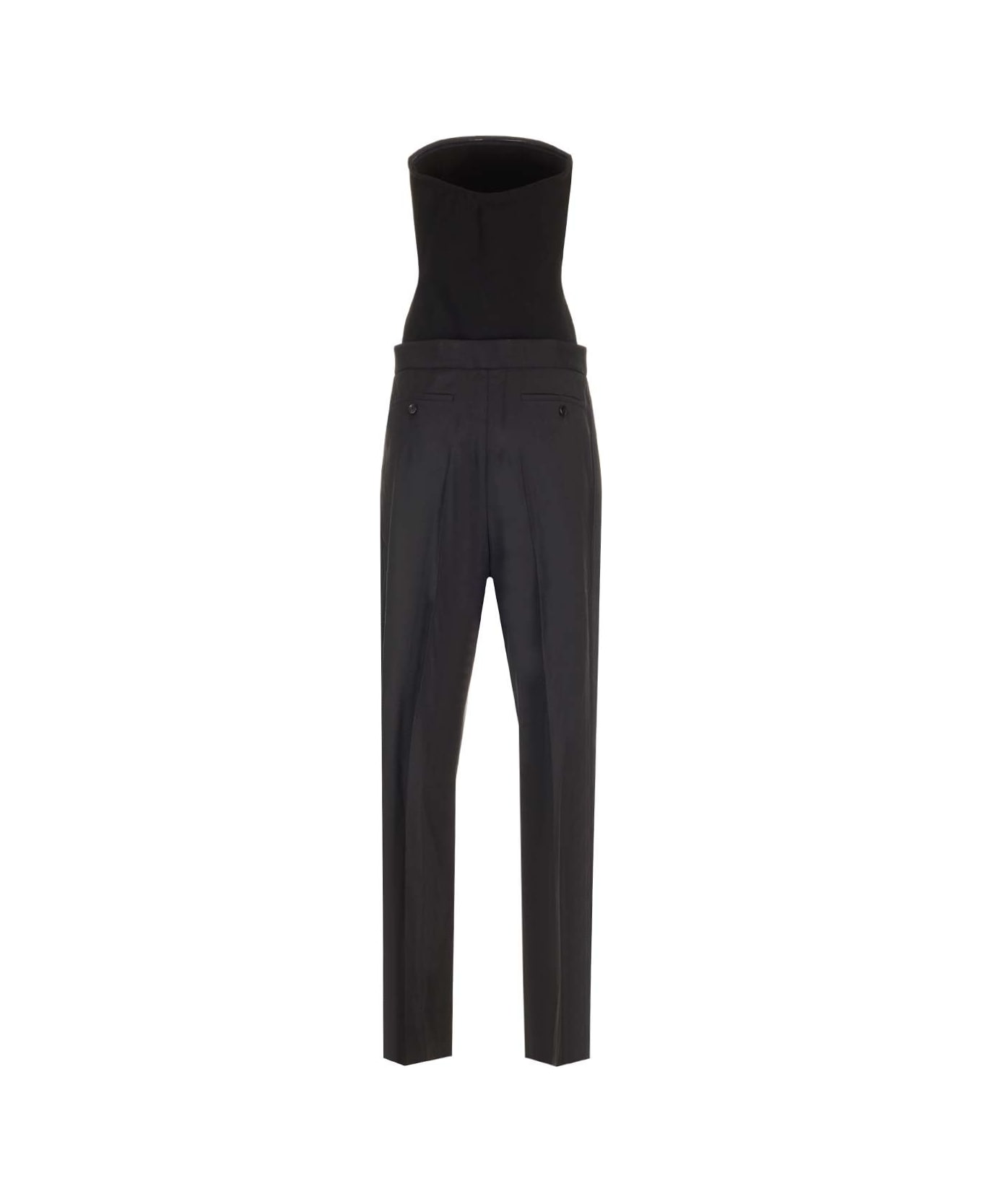 Alaia Tuxedo Jumpsuit - Black