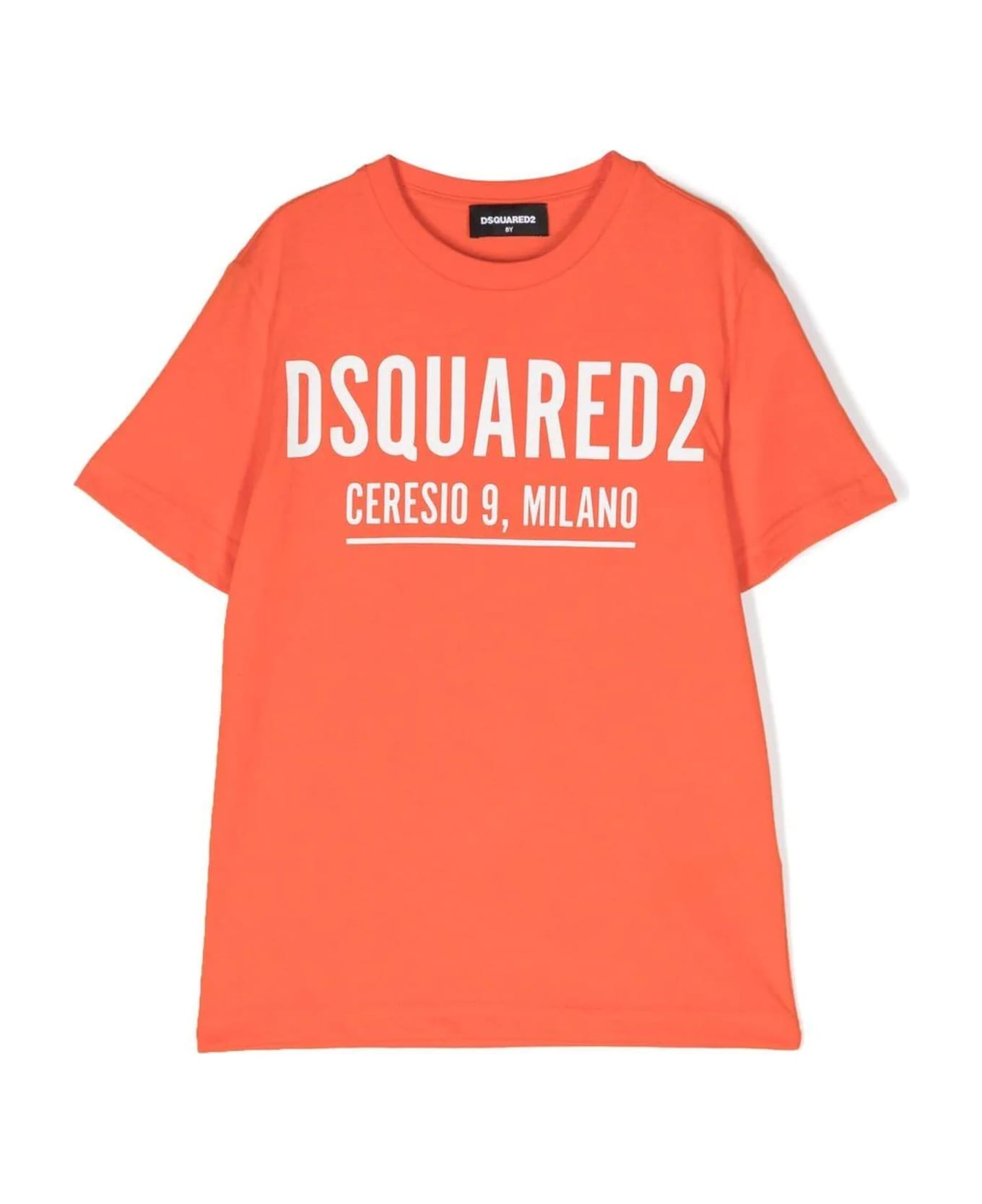 Dsquared2 Orange Cotton Tshirt - Arancio