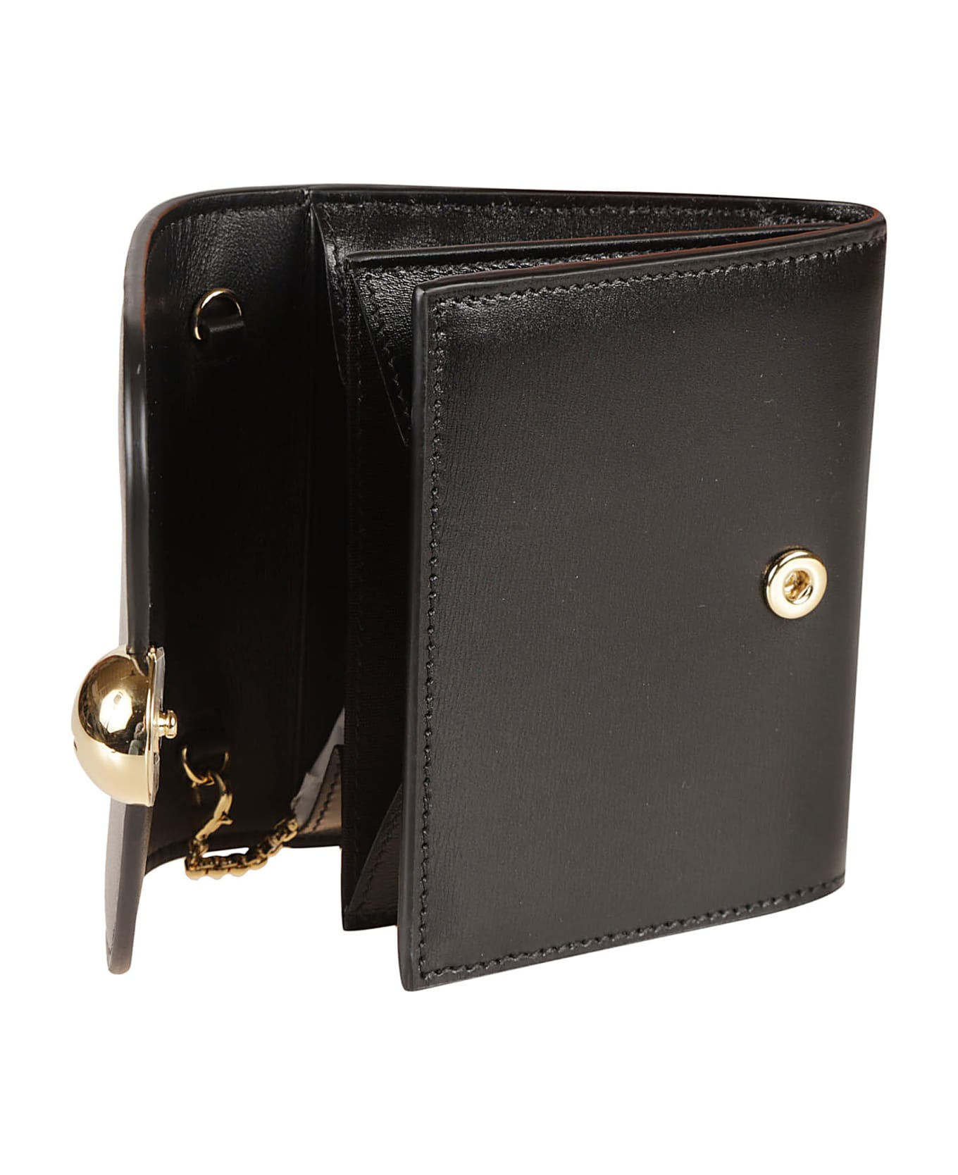 Ferragamo Snap Button Wallet - Black 財布