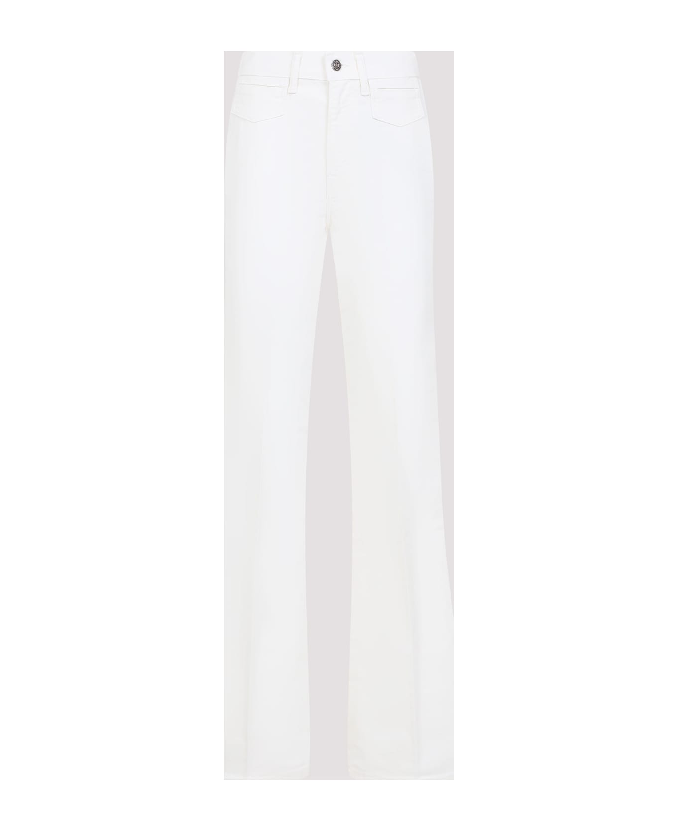 Tom Ford Moleskin Wide Flare Pants - Off White