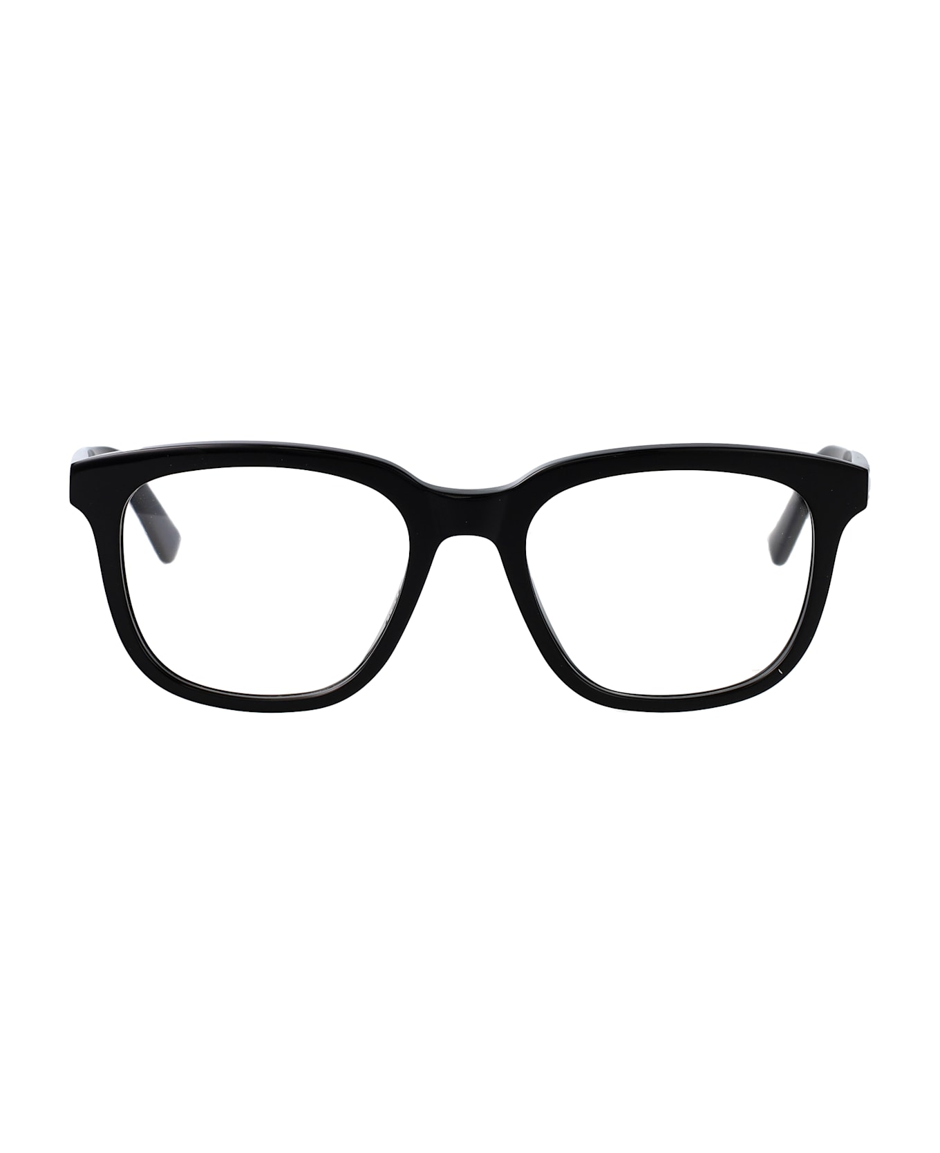 Alexander McQueen Eyewear Am0539o Glasses - BLACK-BLACK-TRANSPARENT