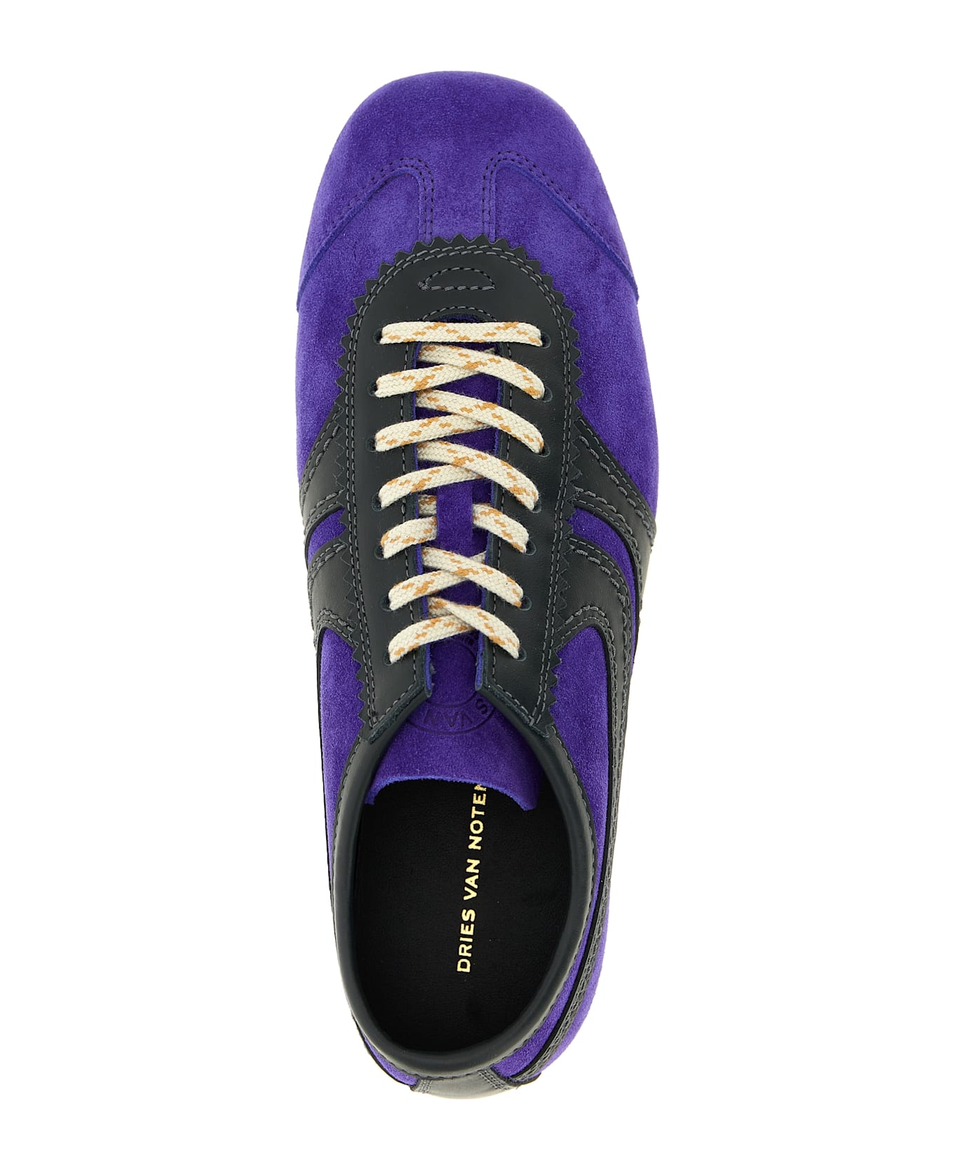 Dries Van Noten Suede Sneakers - Purple