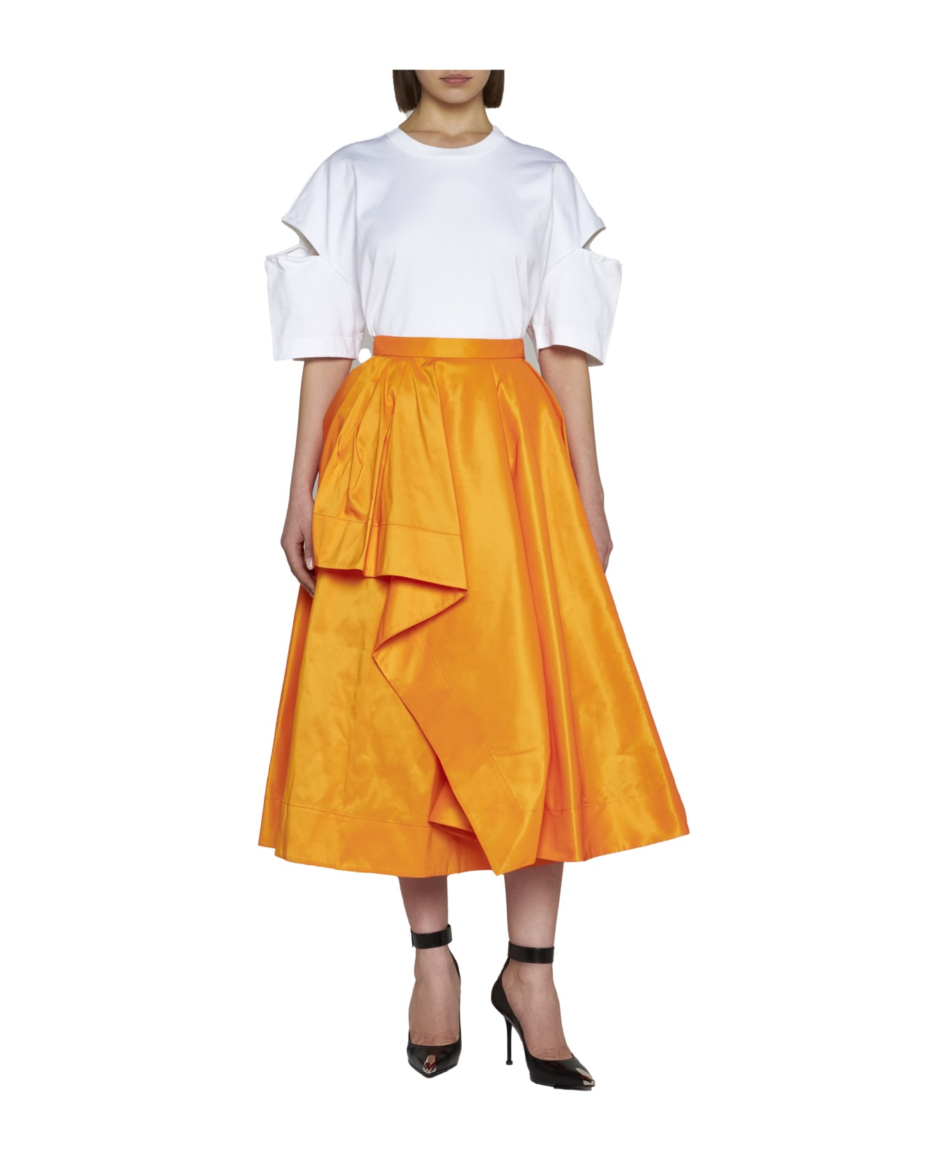 Alexander McQueen Skirt - Sunset orange