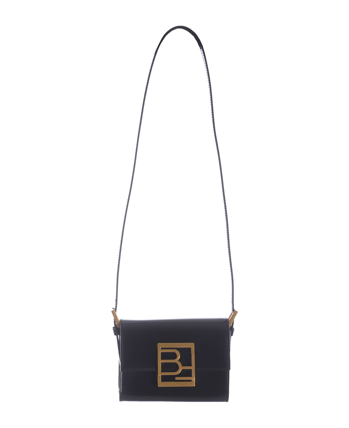 BY FAR Mini Bag By Far "fran" In Semi-patent Leather Available Pompei Store - Nero