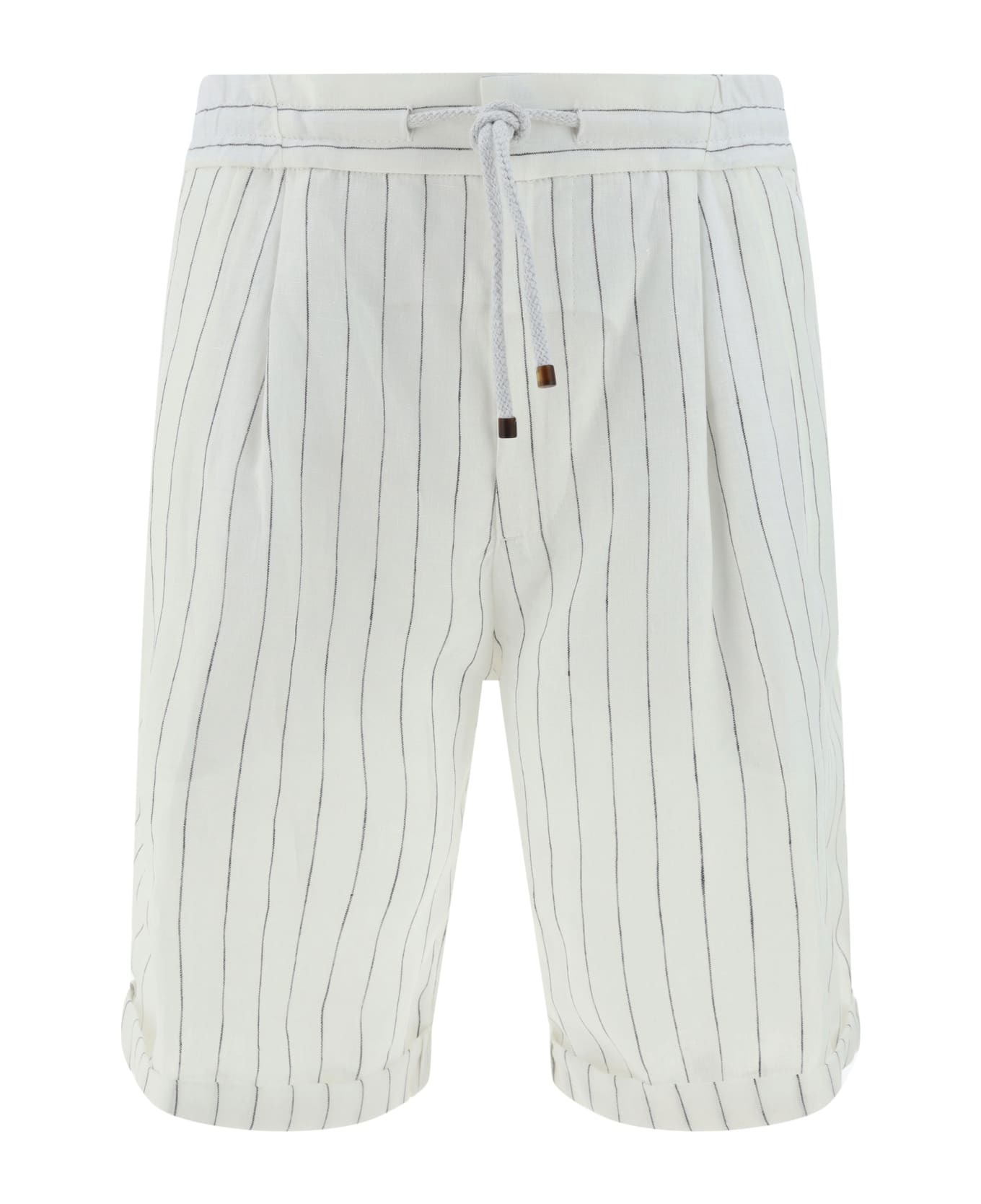 Brunello Cucinelli Linen Shorts - Bianco ショートパンツ