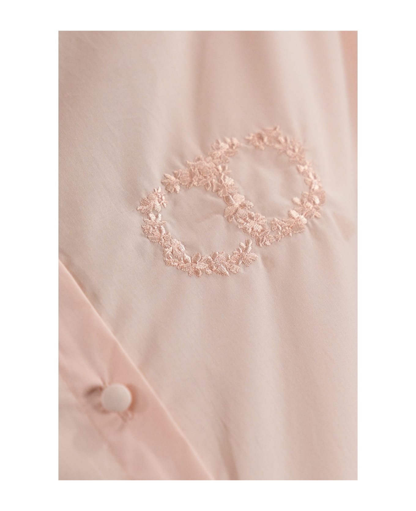 TwinSet Scalloped Cropped Shirt - Cupcake pink