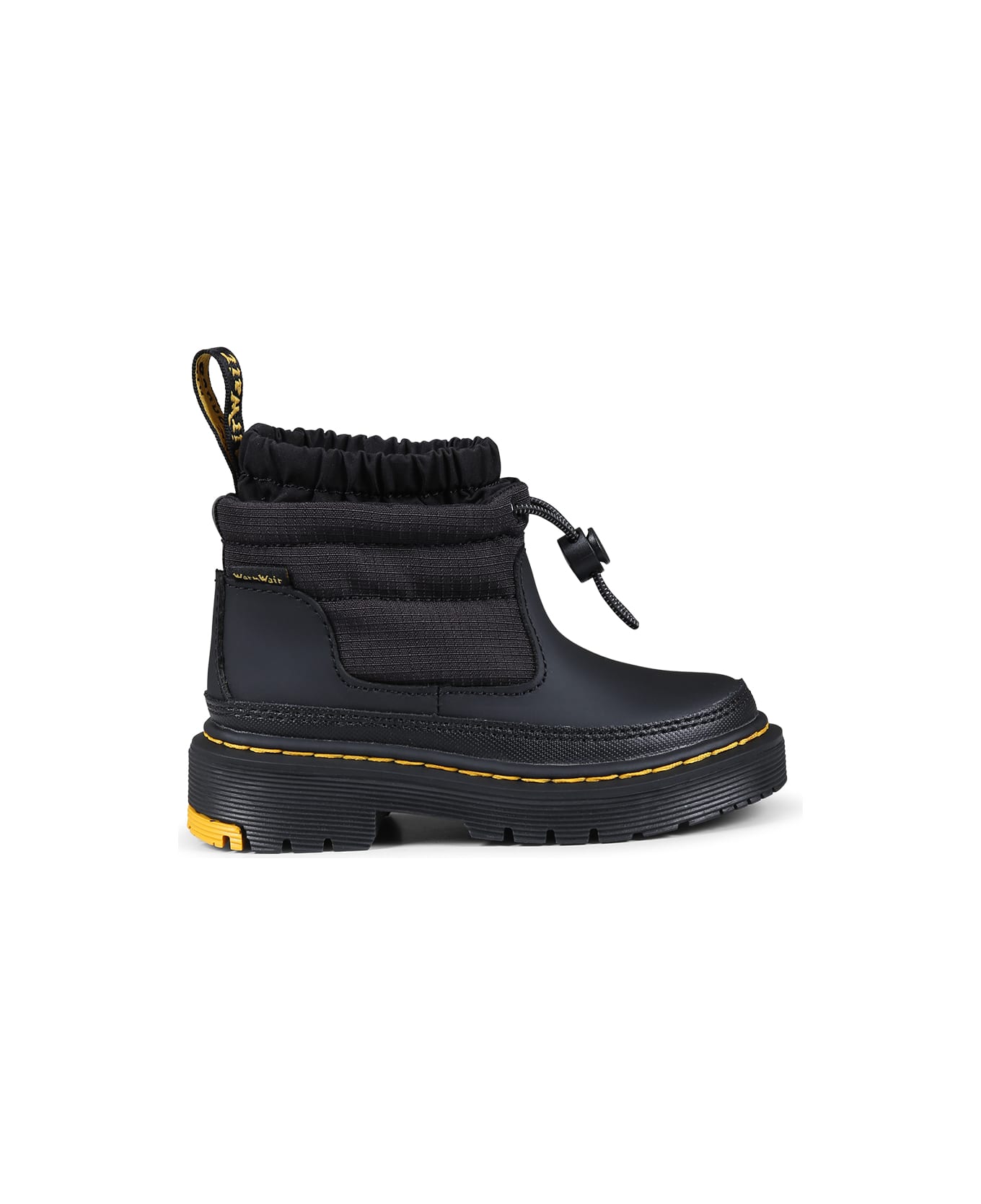 Dr. Martens Black Boots For Kids - Black