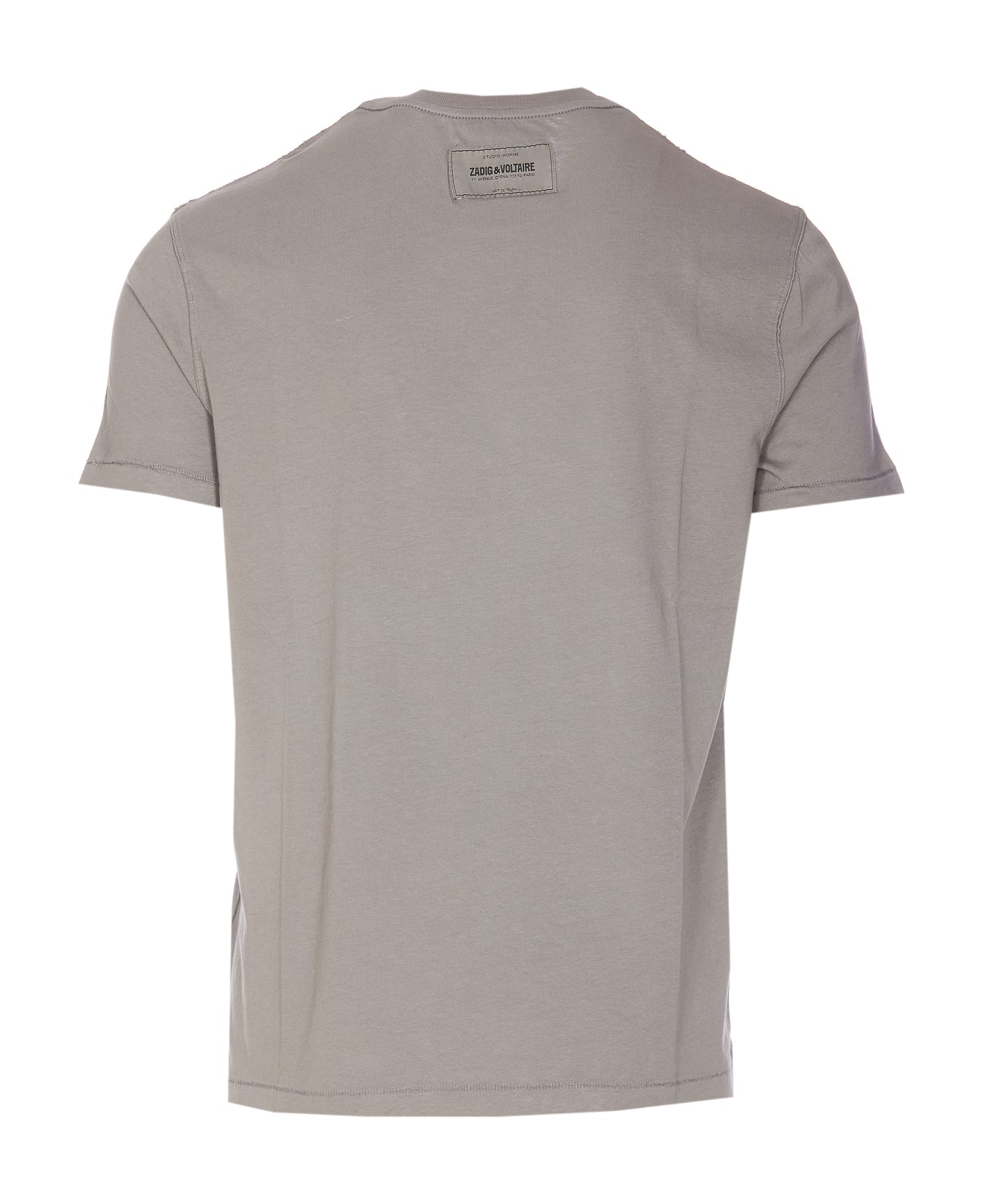 Zadig & Voltaire Jimmy Destroy T-shirt - Grey シャツ
