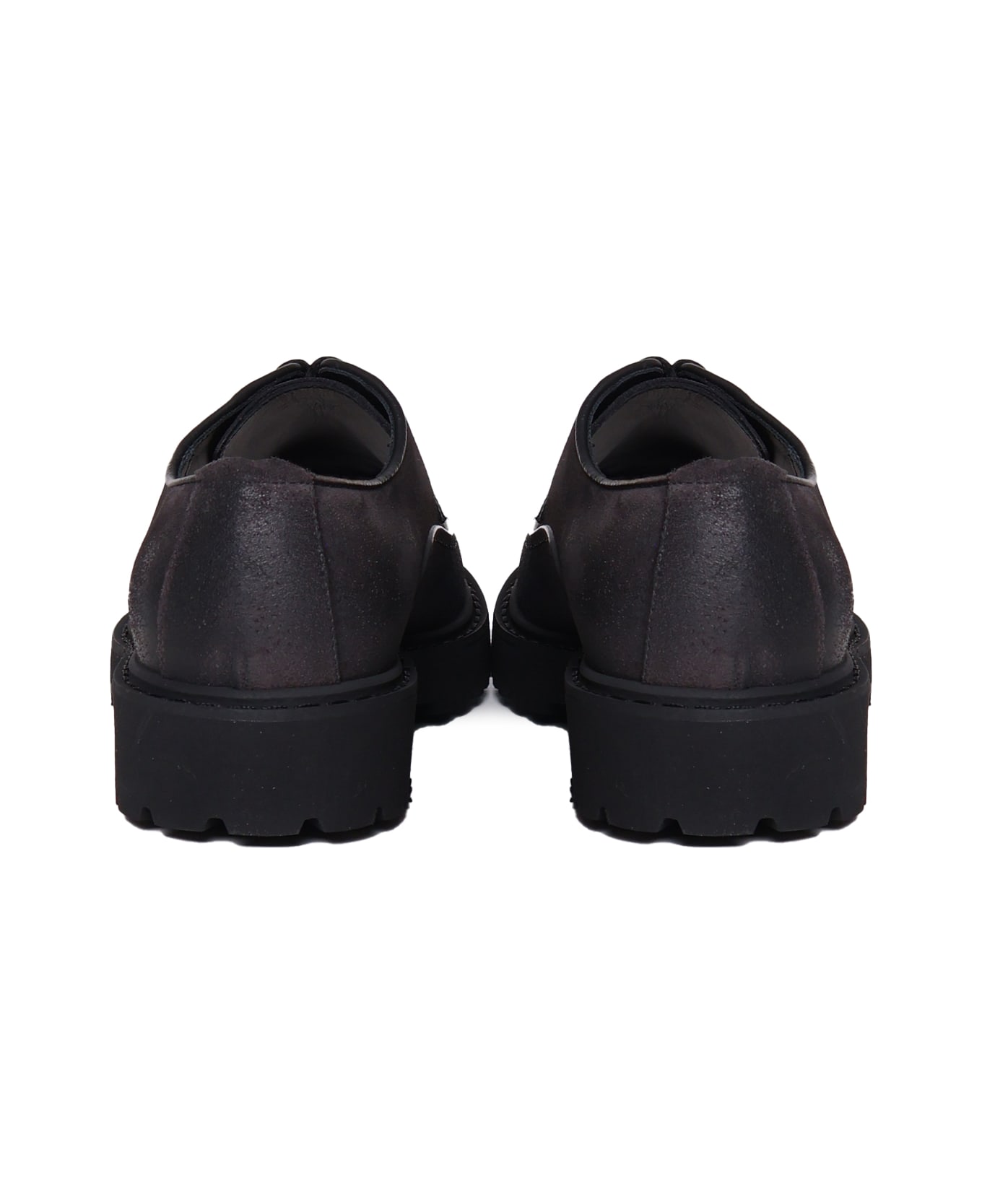 Doucal's Leather Lace-ups - Grey