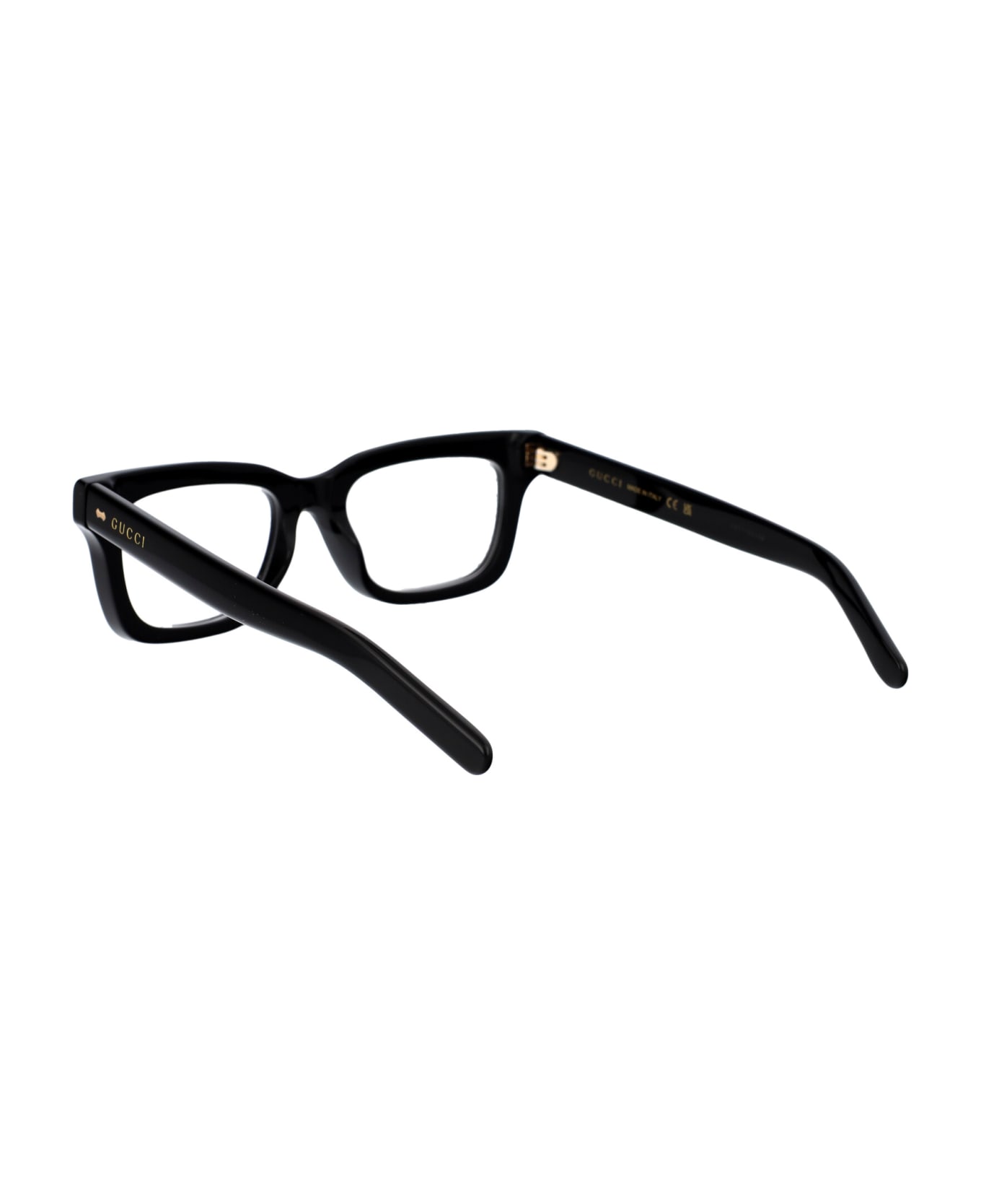 Gucci Eyewear Gg1522o Glasses - 005 BLACK BLACK TRANSPARENT