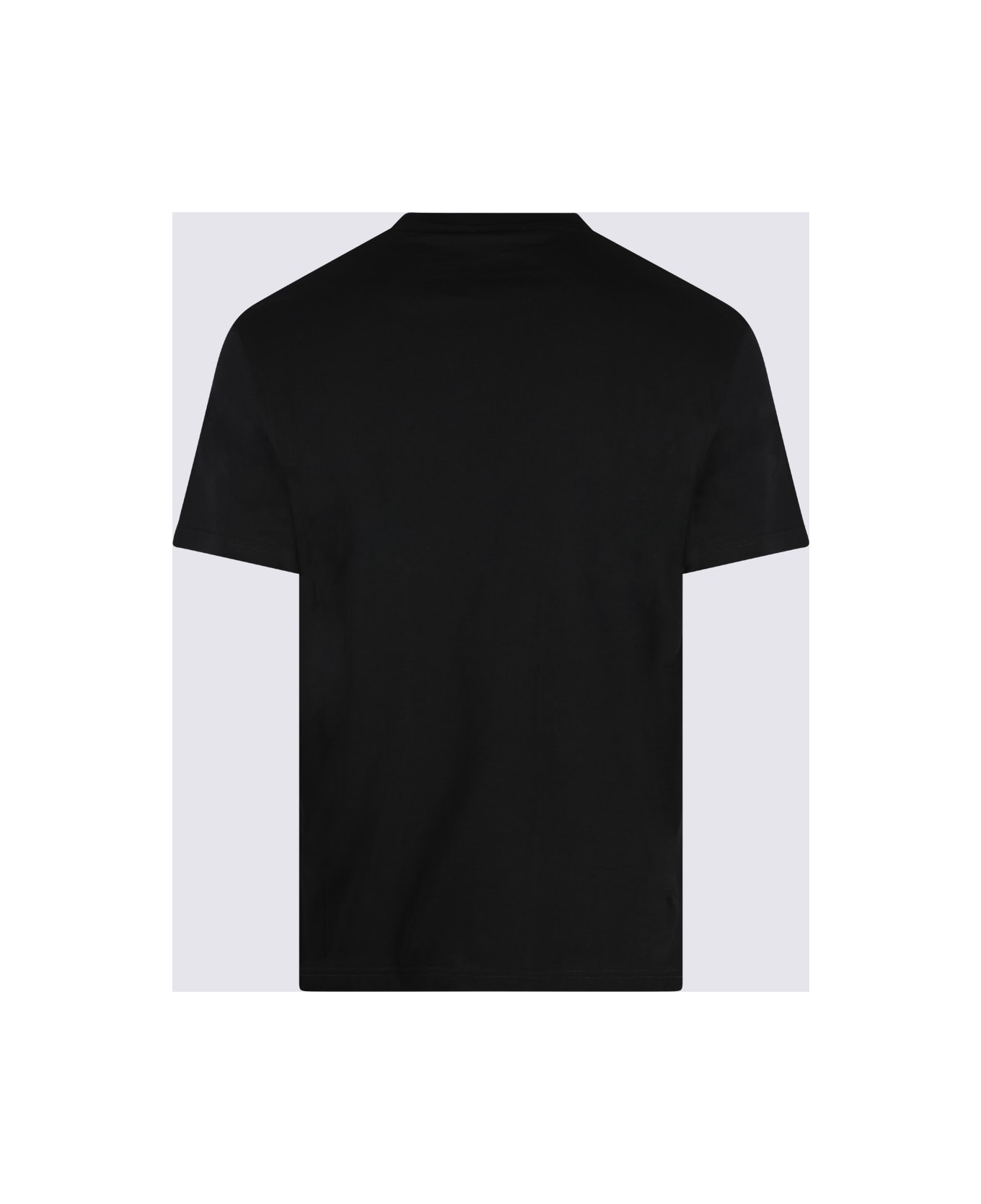 Alexander McQueen Black Cotton T-shirt - BLACK / GREY