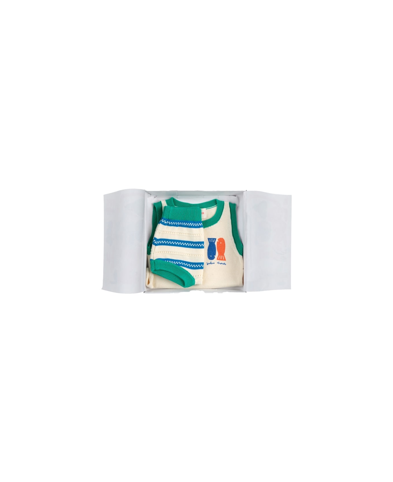 Bobo Choses "lucky Fish" Top And Shorts Set - MULTICOLOUR