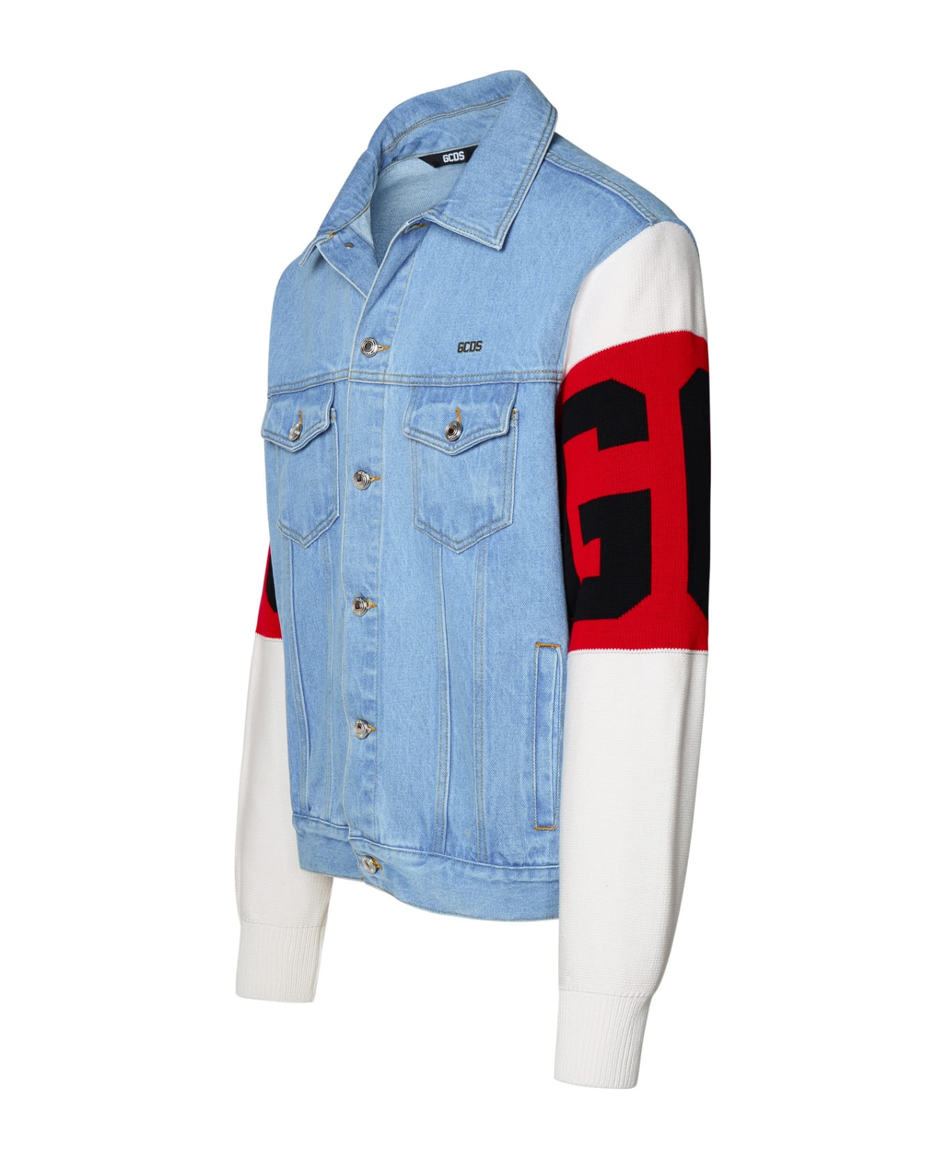 GCDS Multicolor Cotton Jacket - Light Blue ジャケット