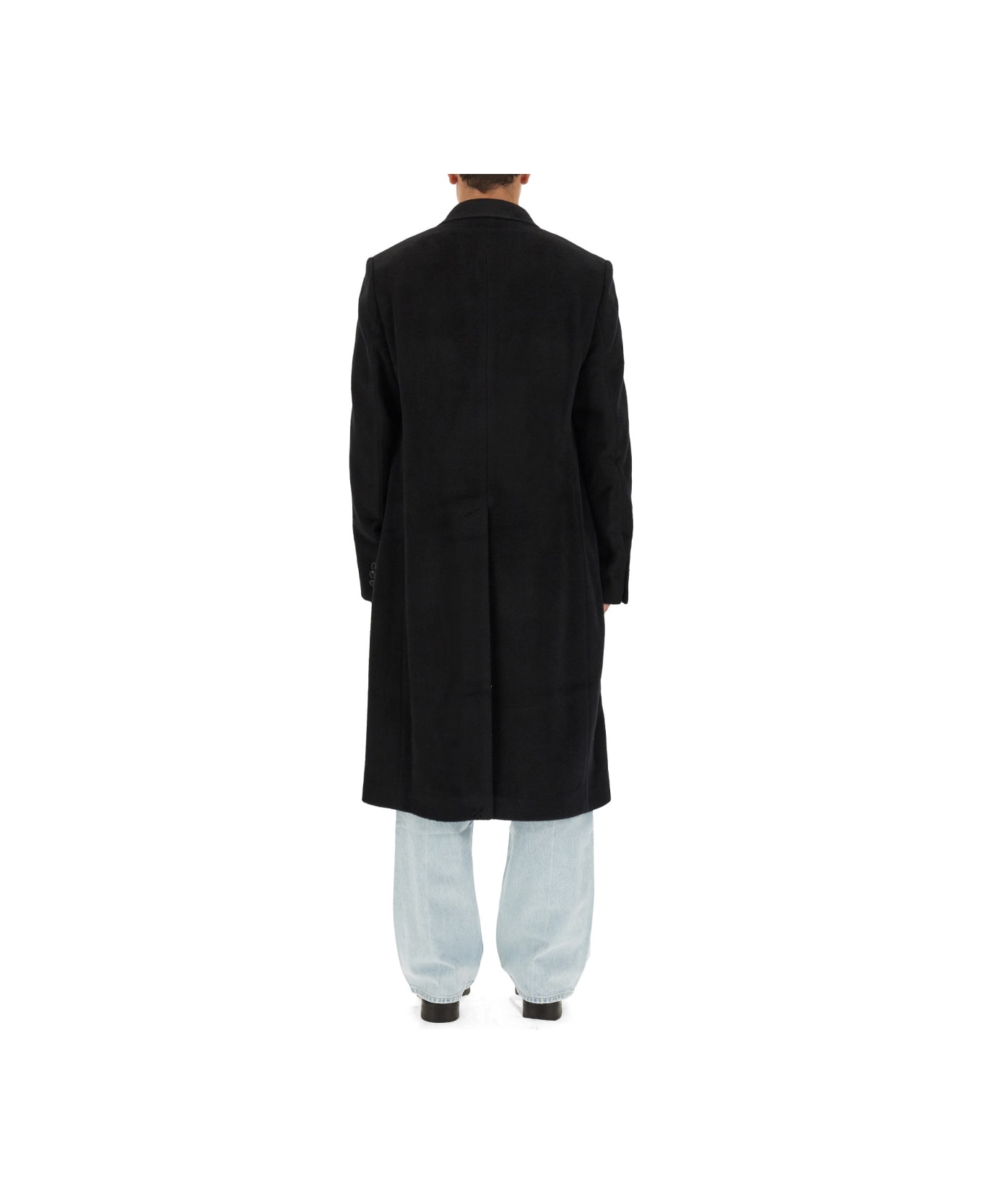 Our Legacy Cappotto Doppiopetto "whale" - BLACK