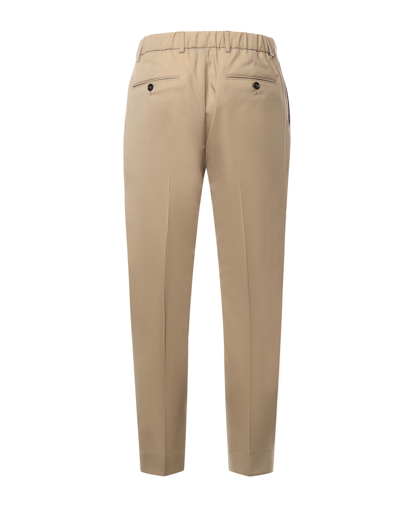 Be Able Wool-blend Gabardine Trousers - Beige