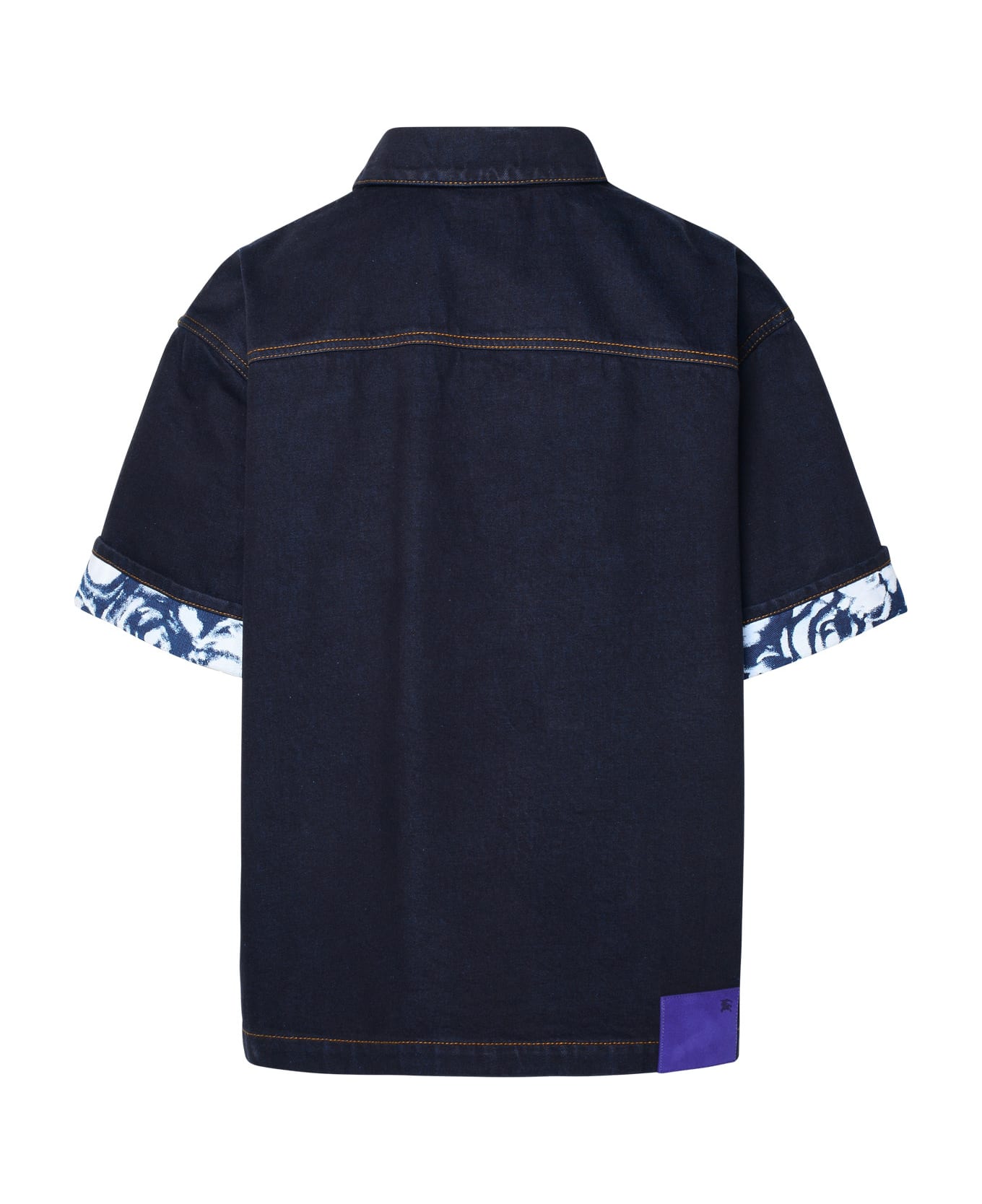 Burberry Blue Cotton Shirt - Blue