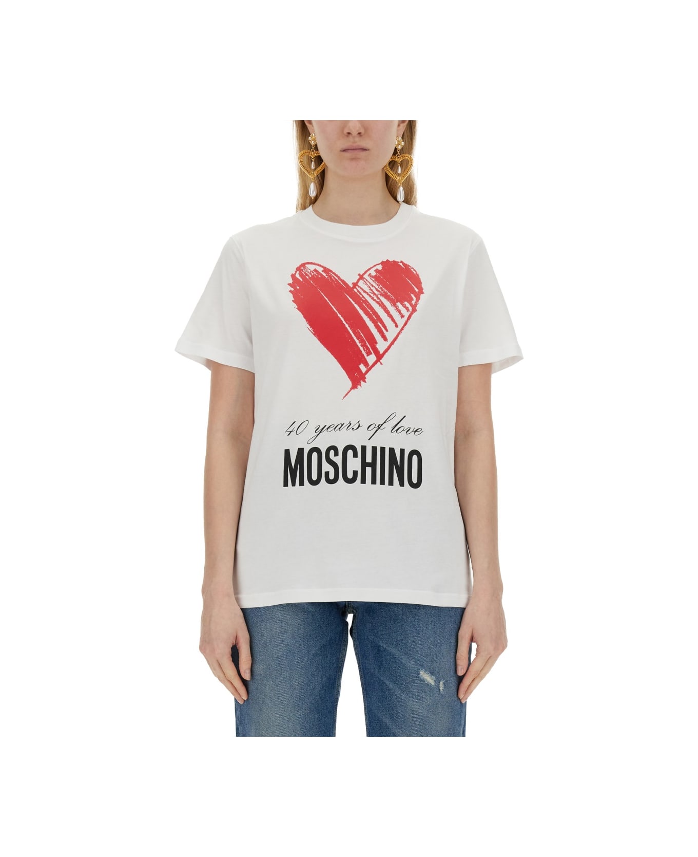 Moschino Teddy Bear T-shirt - WHITE Tシャツ