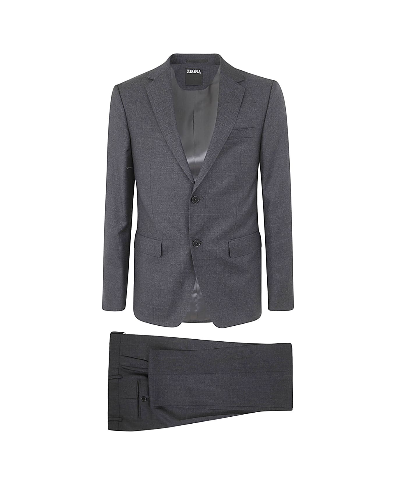 Zegna Pure Wool Suit - Grey スーツ