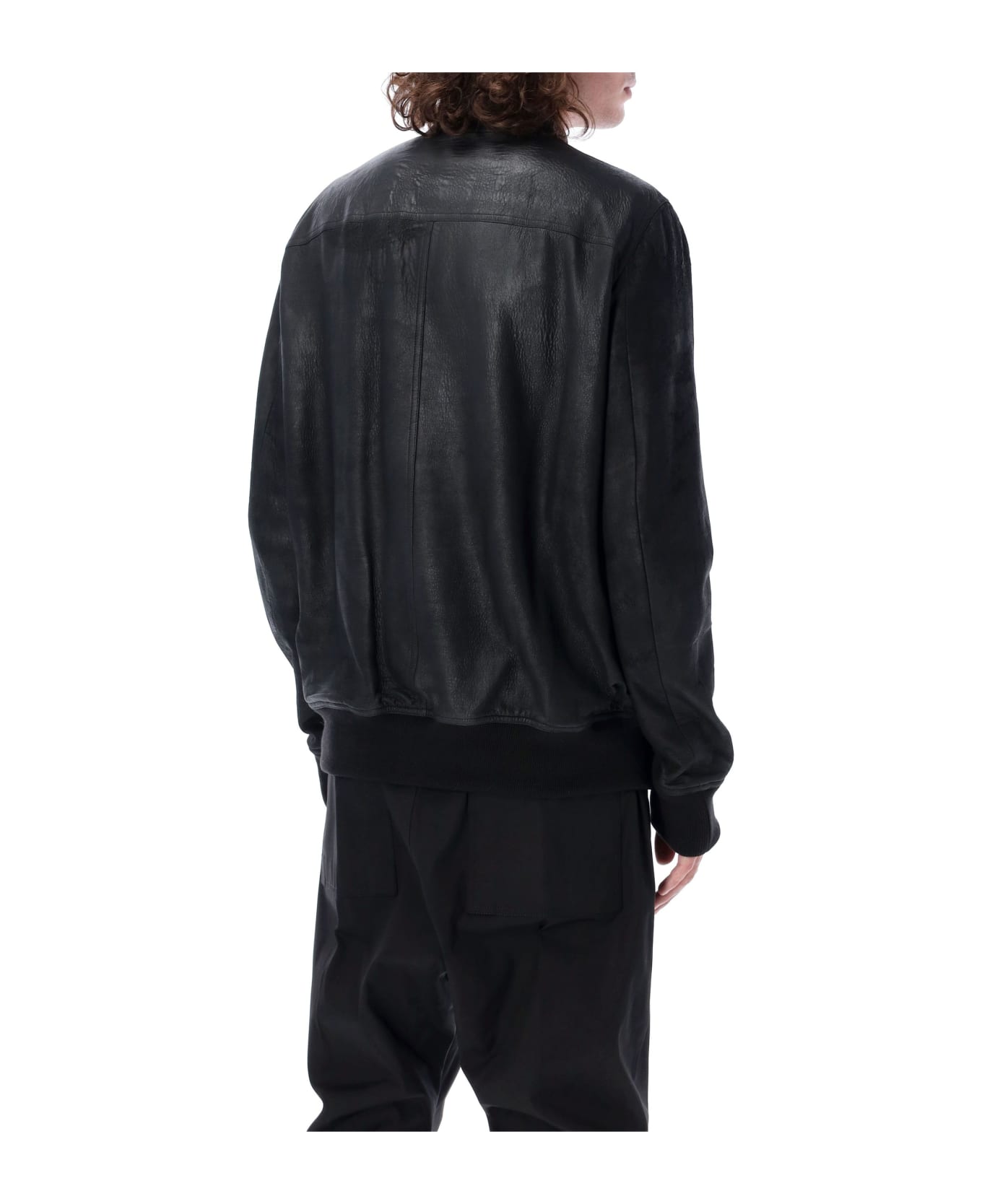 Rick Owens Classic Flight Jacket - BLACK