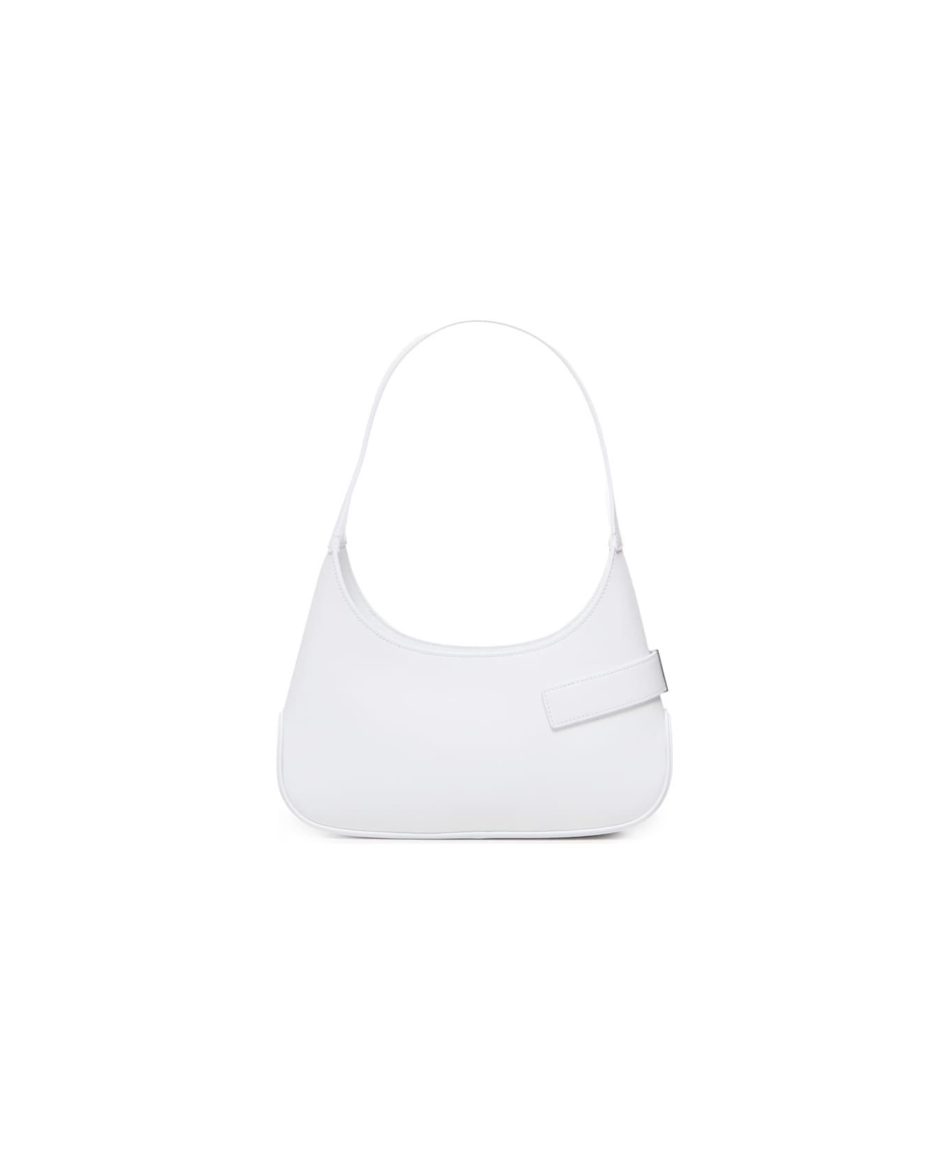 Ferragamo Medium Leather Shoulder Bag - White トートバッグ