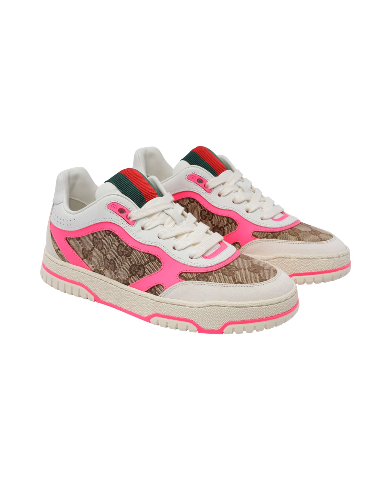 Gucci Re-web Sneakers - White
