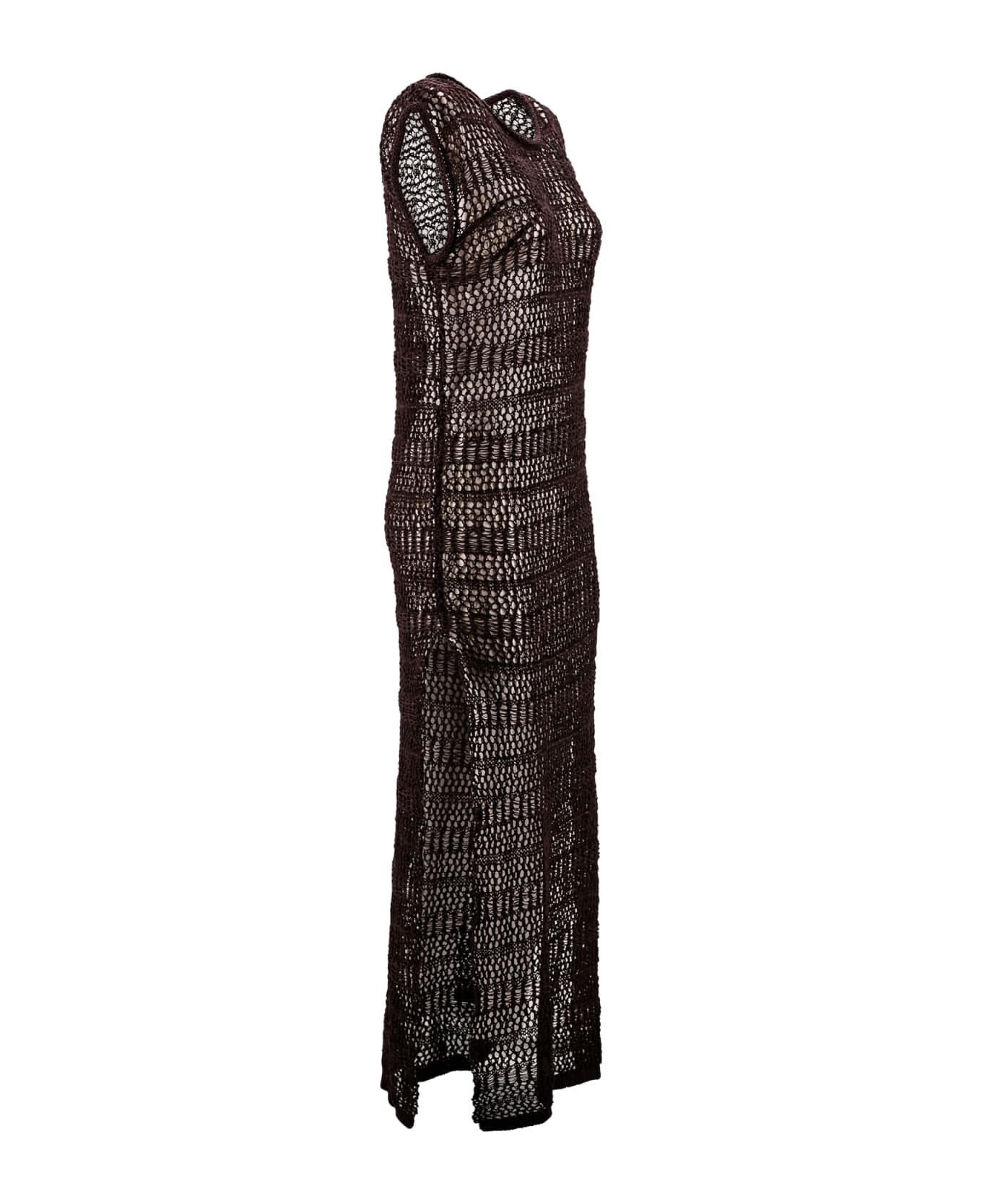 Parosh Cruz Long Dress - Brown ワンピース＆ドレス