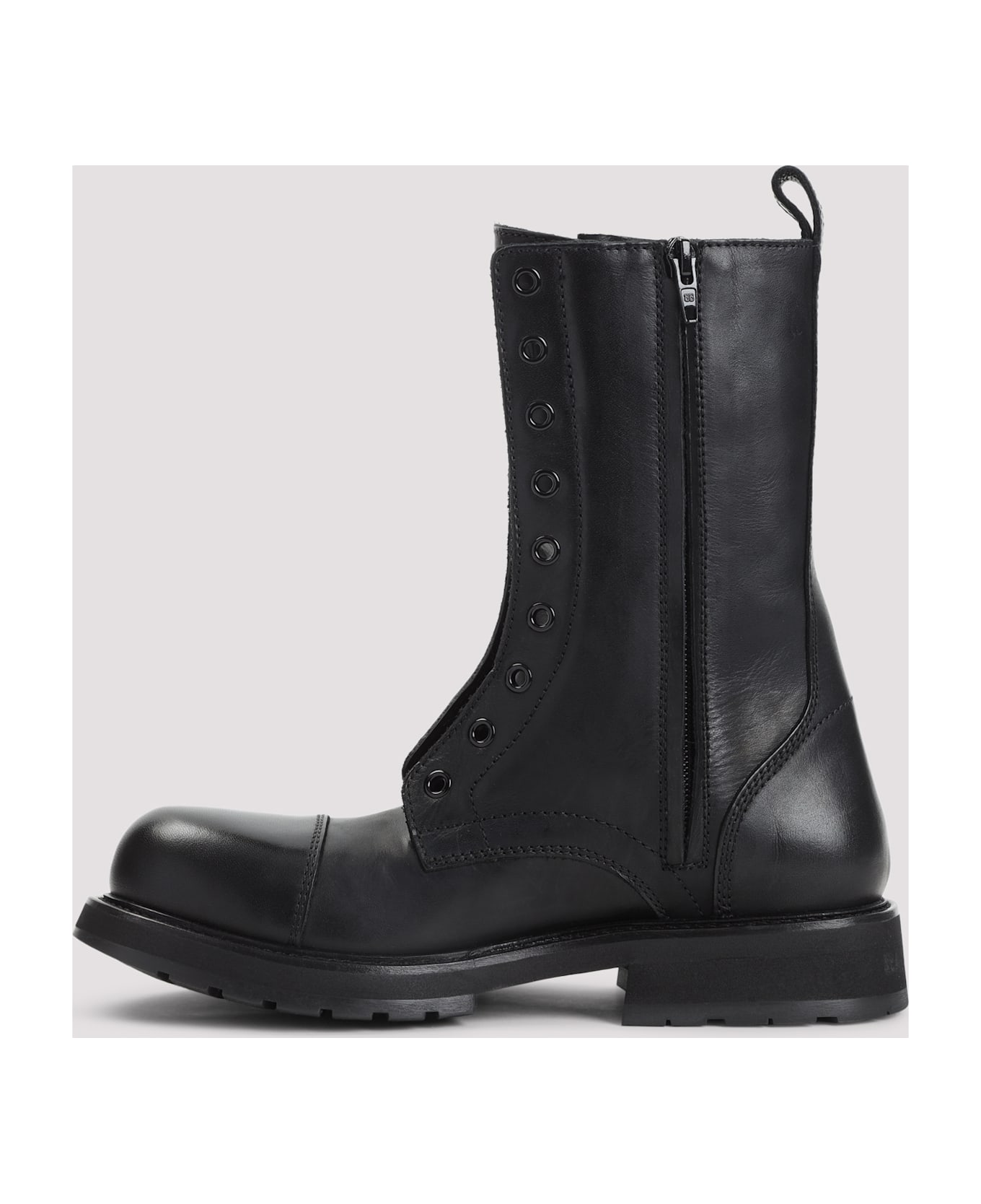 Balenciaga Truck Lace-up Boots - Black