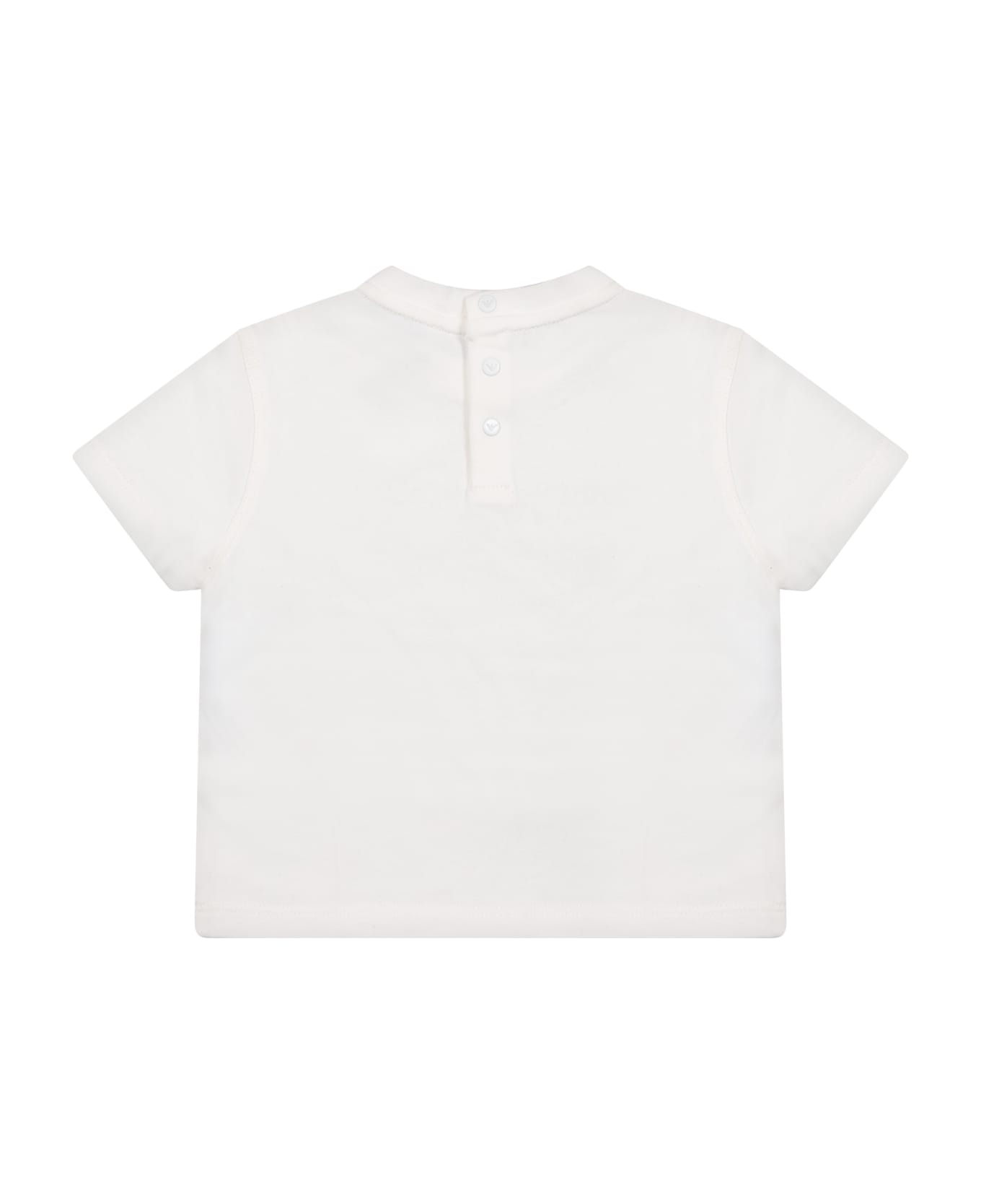 Armani Collezioni White T-shirt For Boaby Boy With Originals Eaglet - White