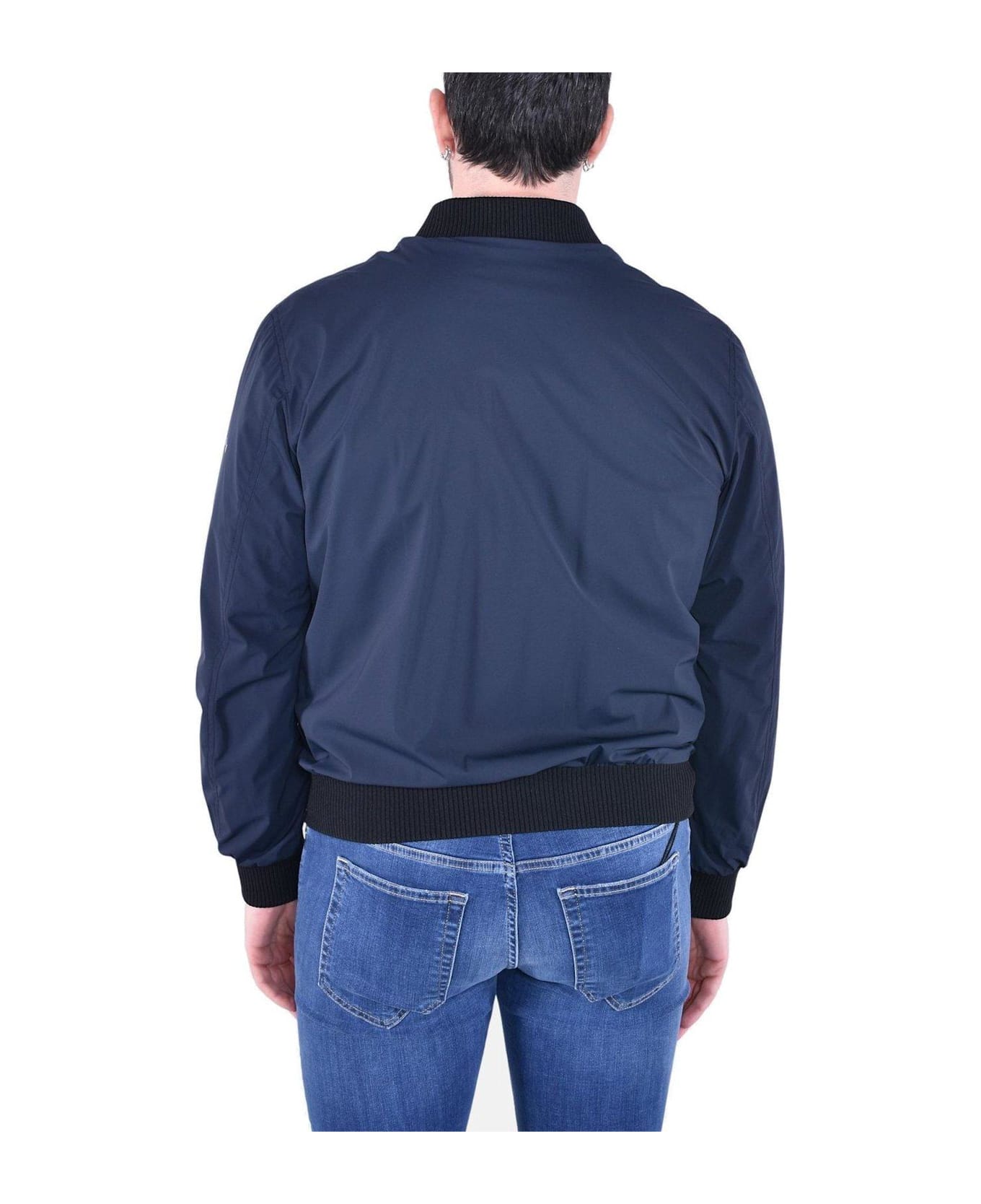 Woolrich Matte-finish Bomber Jacket - Blu