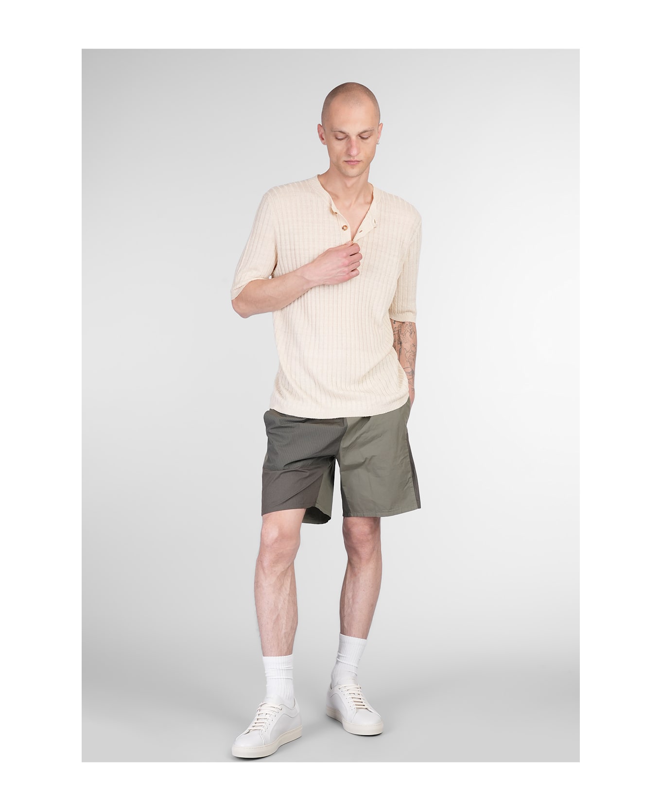 Mauro Grifoni Shorts In Green Cotton - green