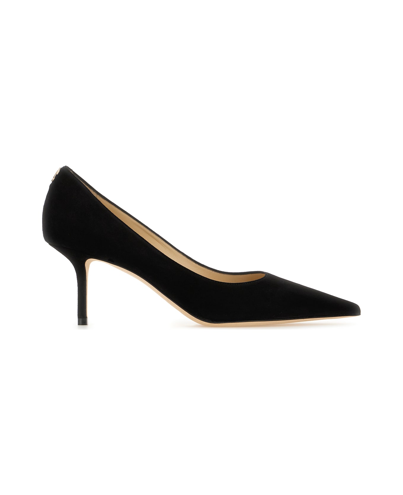 Jimmy Choo Black Suede Love Pumps - BLACK