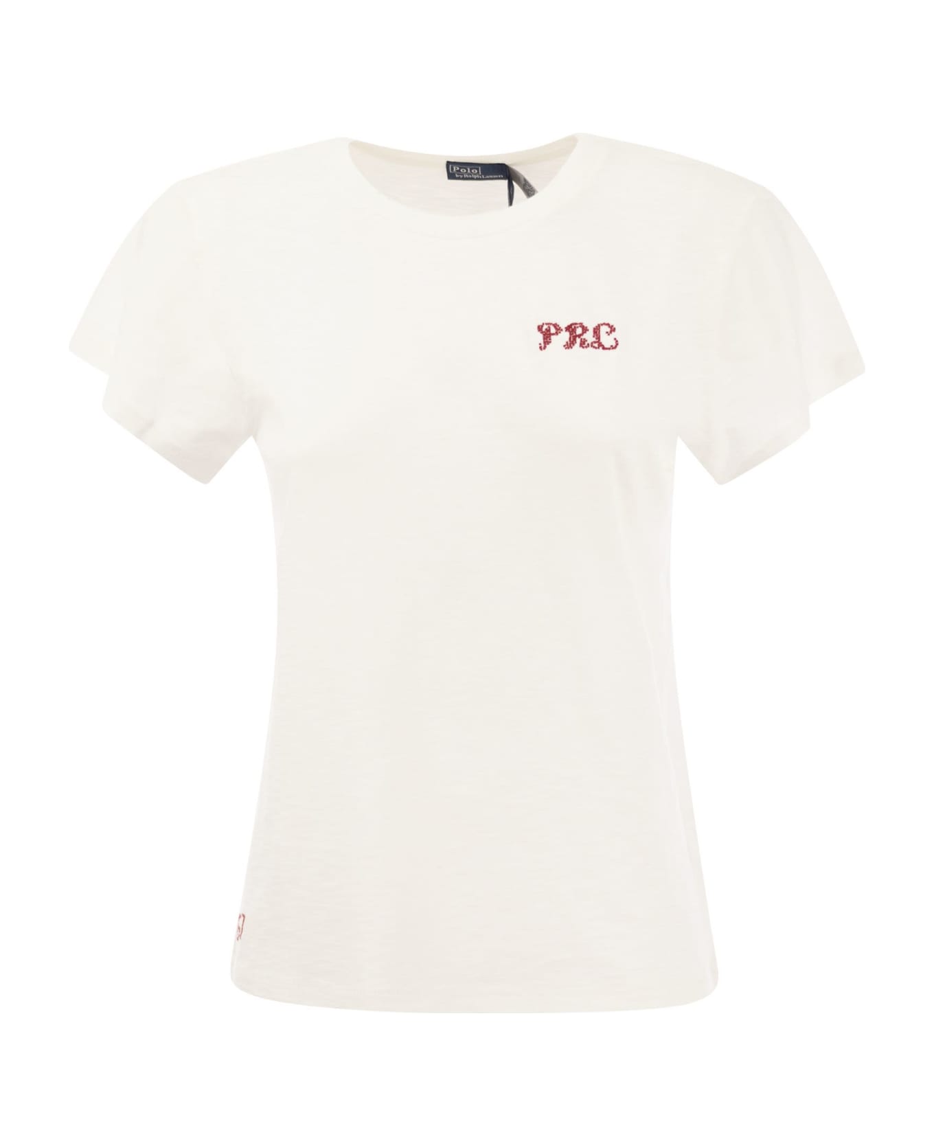 Ralph Lauren Cotton Crew-neck T-shirt - White Tシャツ