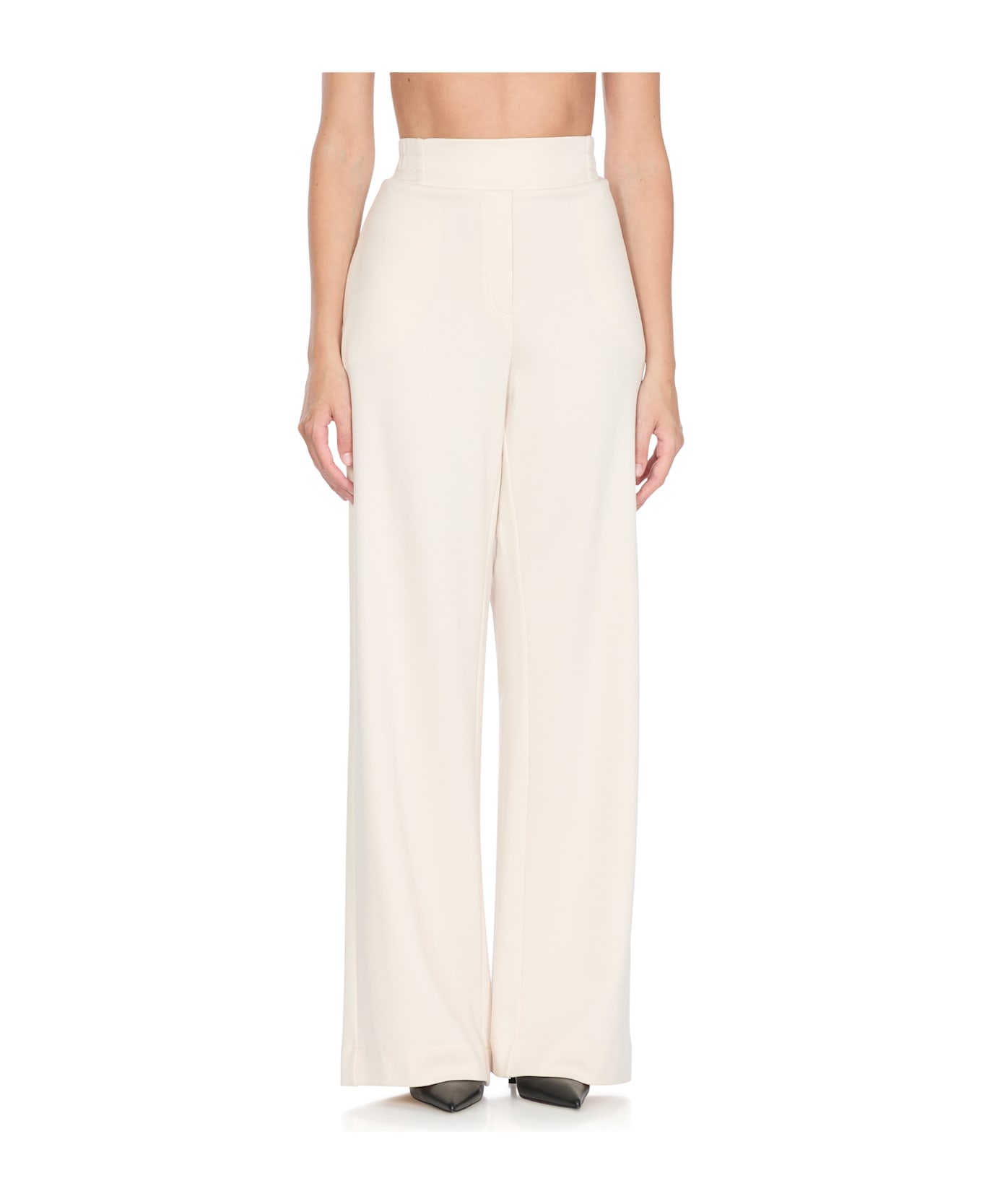 D.Exterior Viscose Pants - Ivory