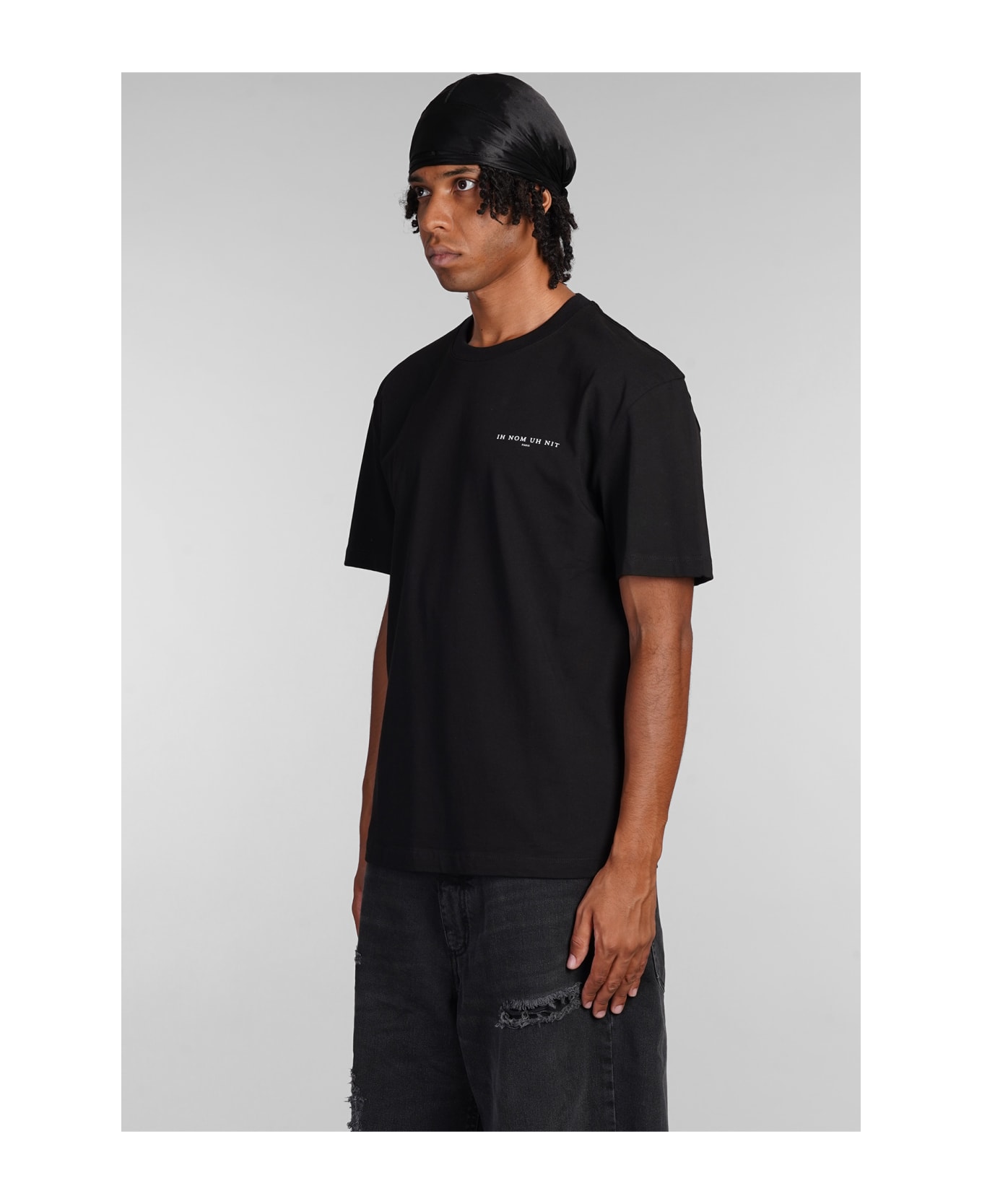 ih nom uh nit T-shirt In Black Cotton - black