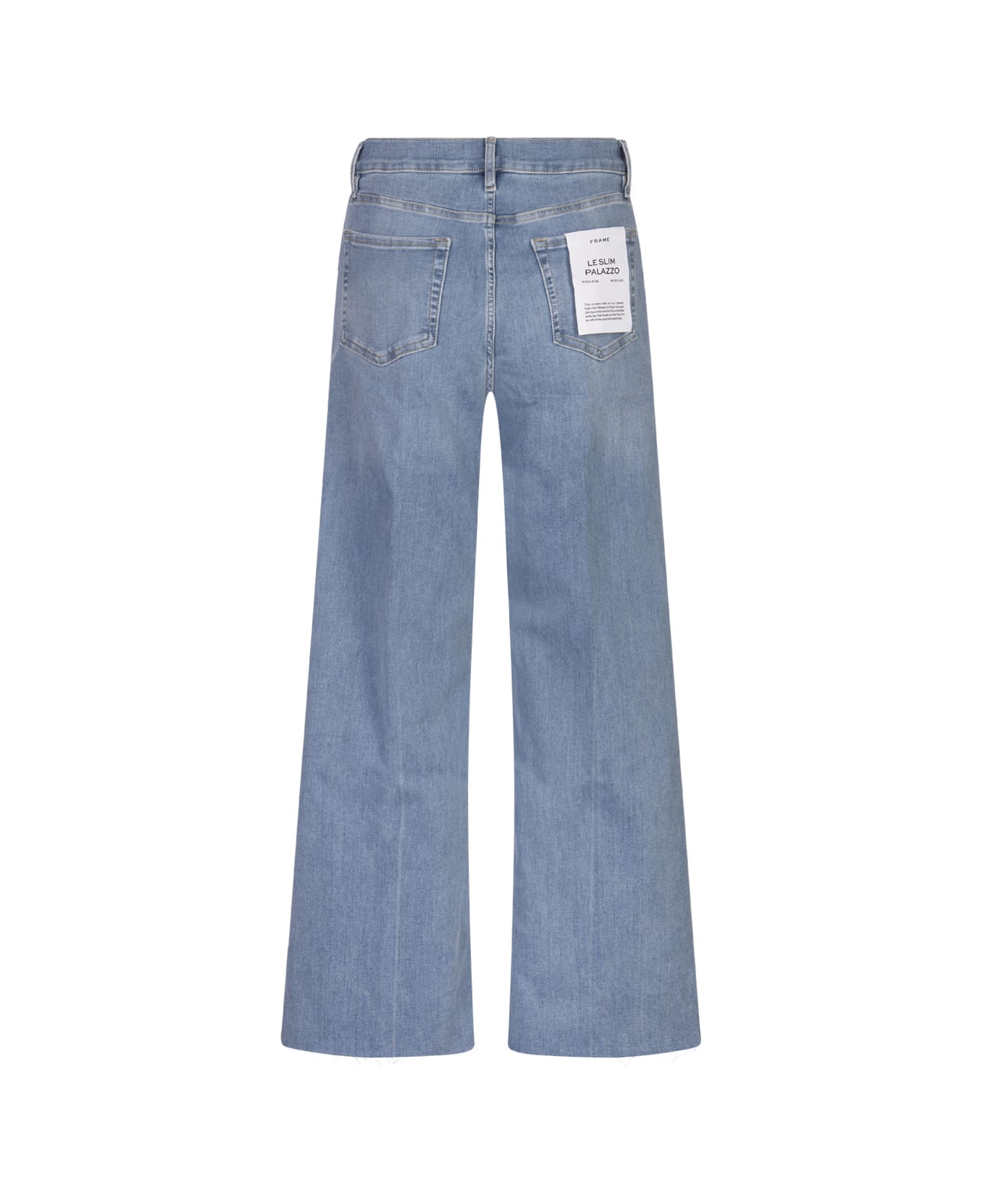 Frame Le Slim Palazzo Jeans In Stretch Denim - Blue