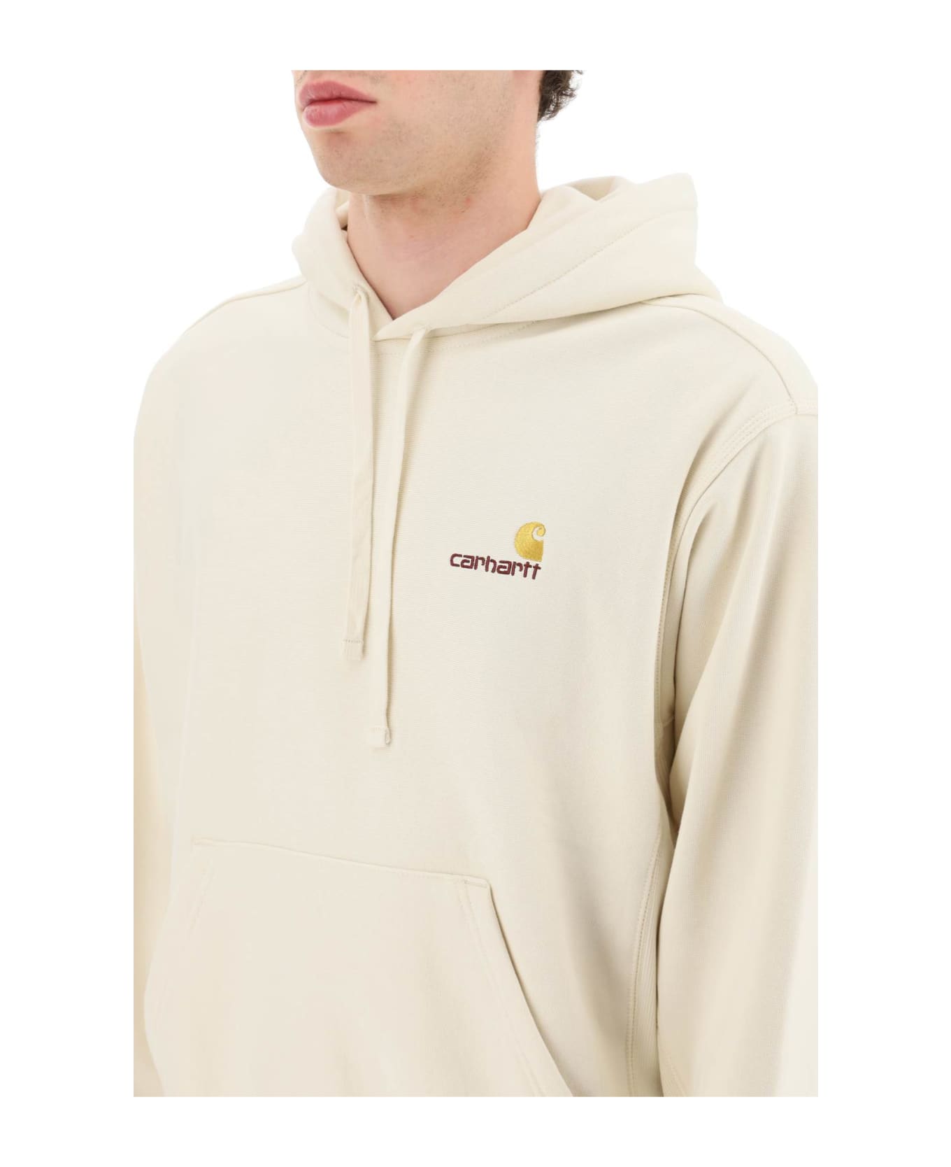 Carhartt 
american Script
 Hoodie - NATURAL