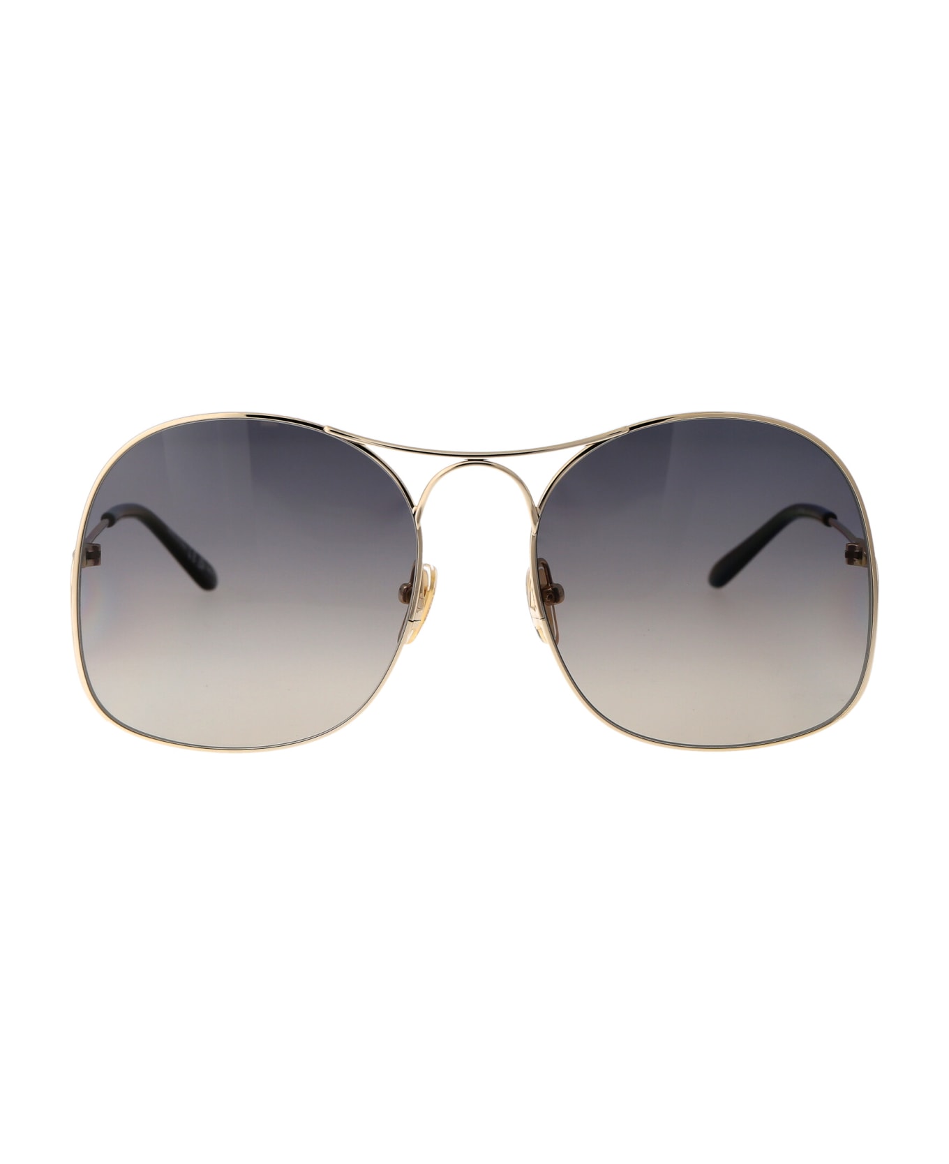 Chloé Eyewear Ch0164s Sunglasses - 001 GOLD GOLD GREY サングラス