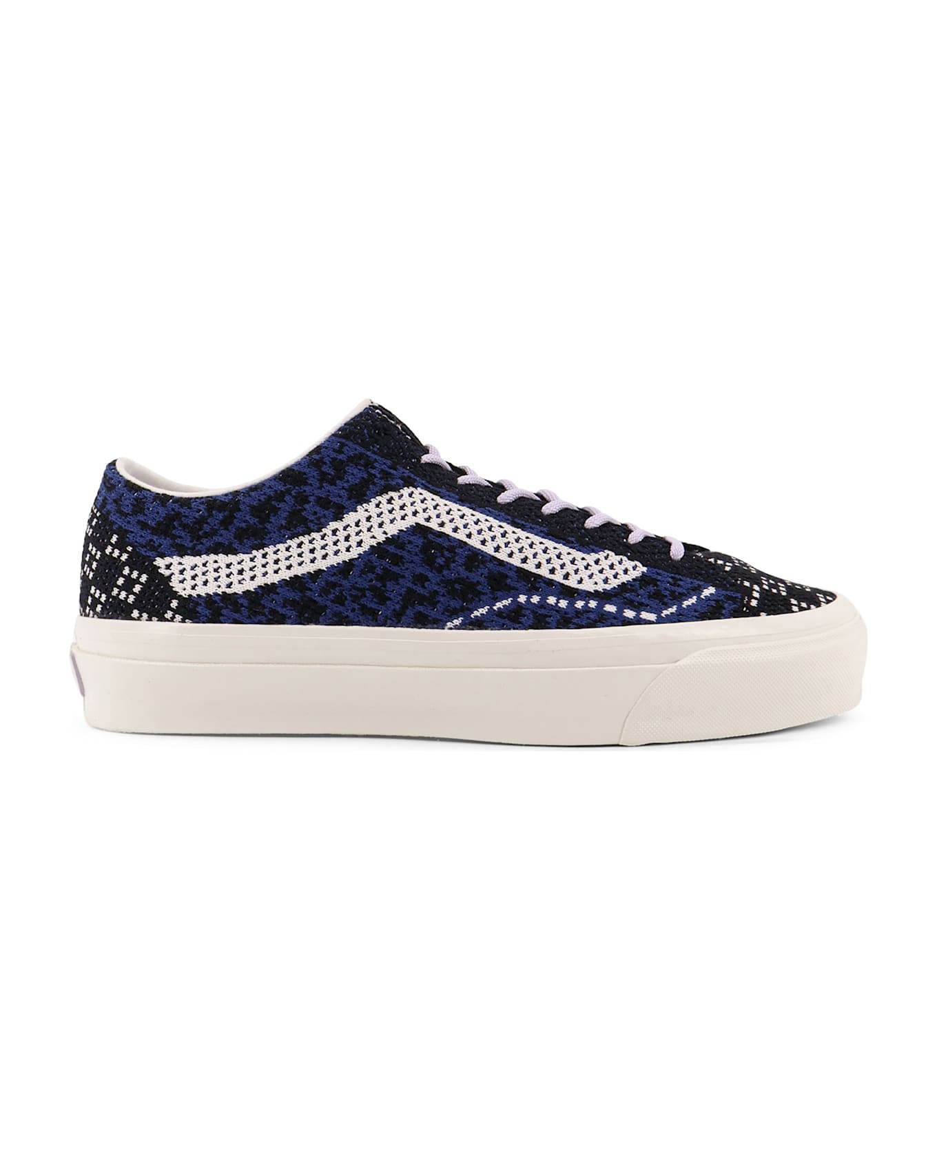 Vans Lx Old Skool 36 Ek Embroidered Synthetic Fabric Low-top Sneakers - CHEETAH NAVY