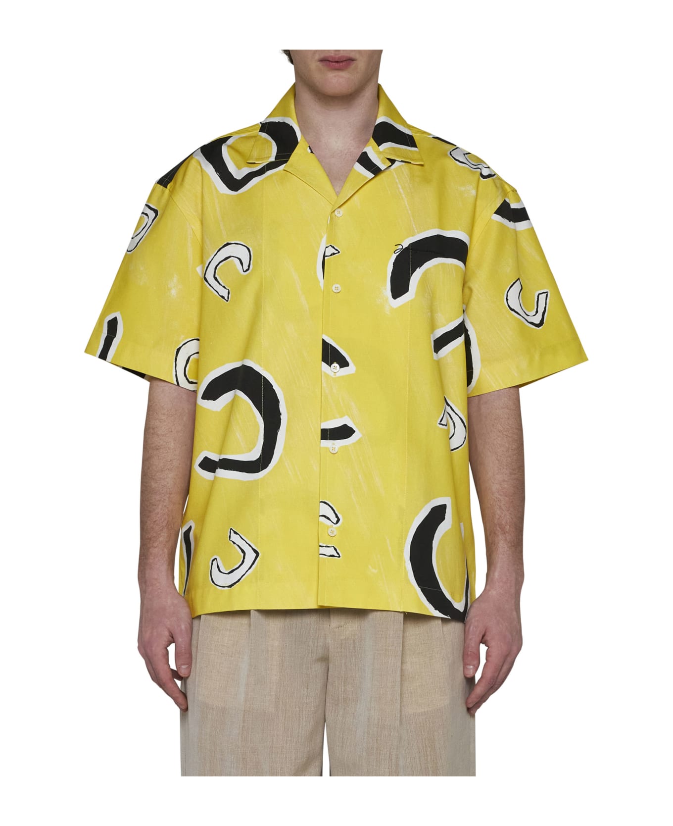 Jacquemus Shirt - Monogramme  black yellow