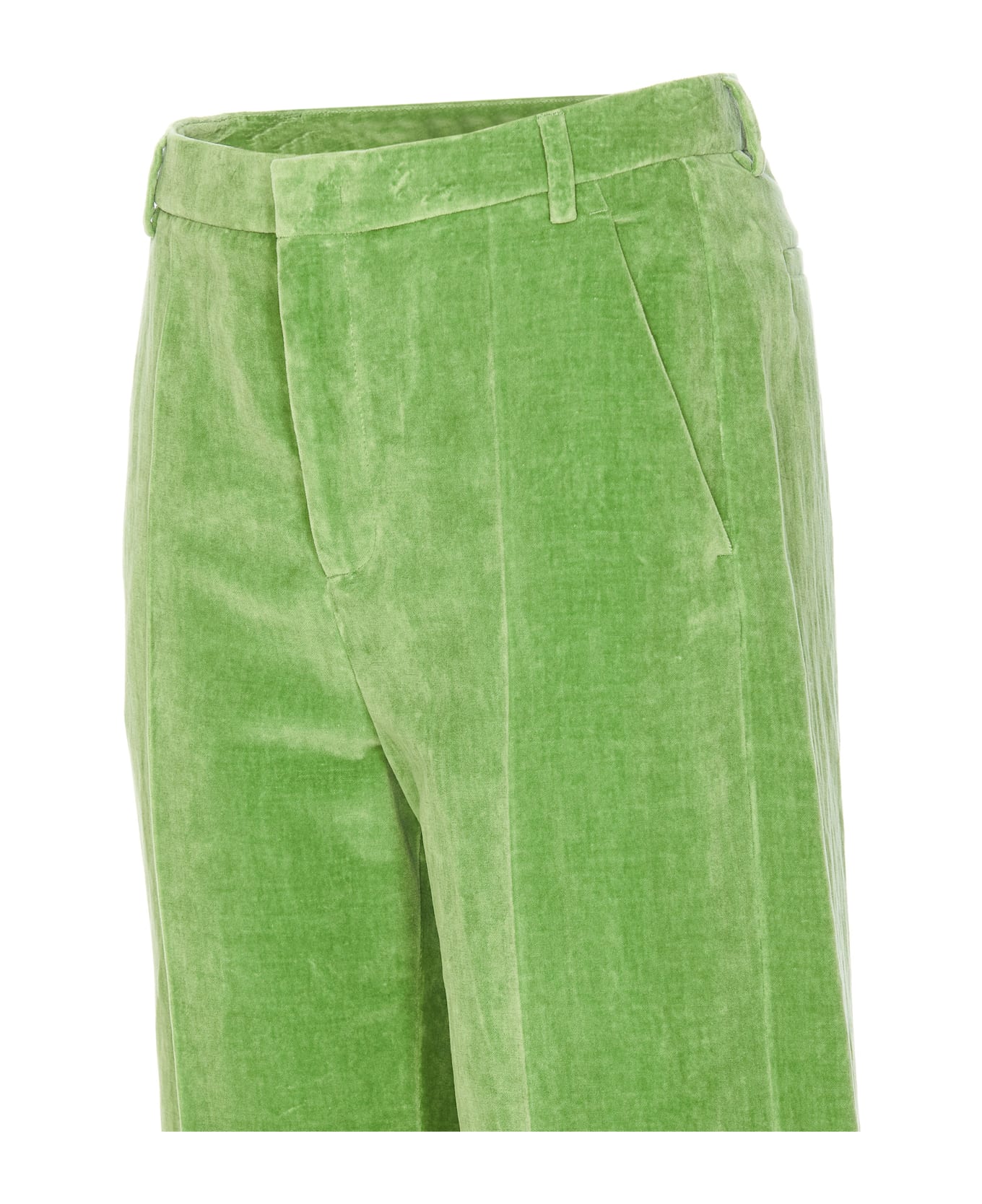 Valentino Garavani Velvet Pants - Green