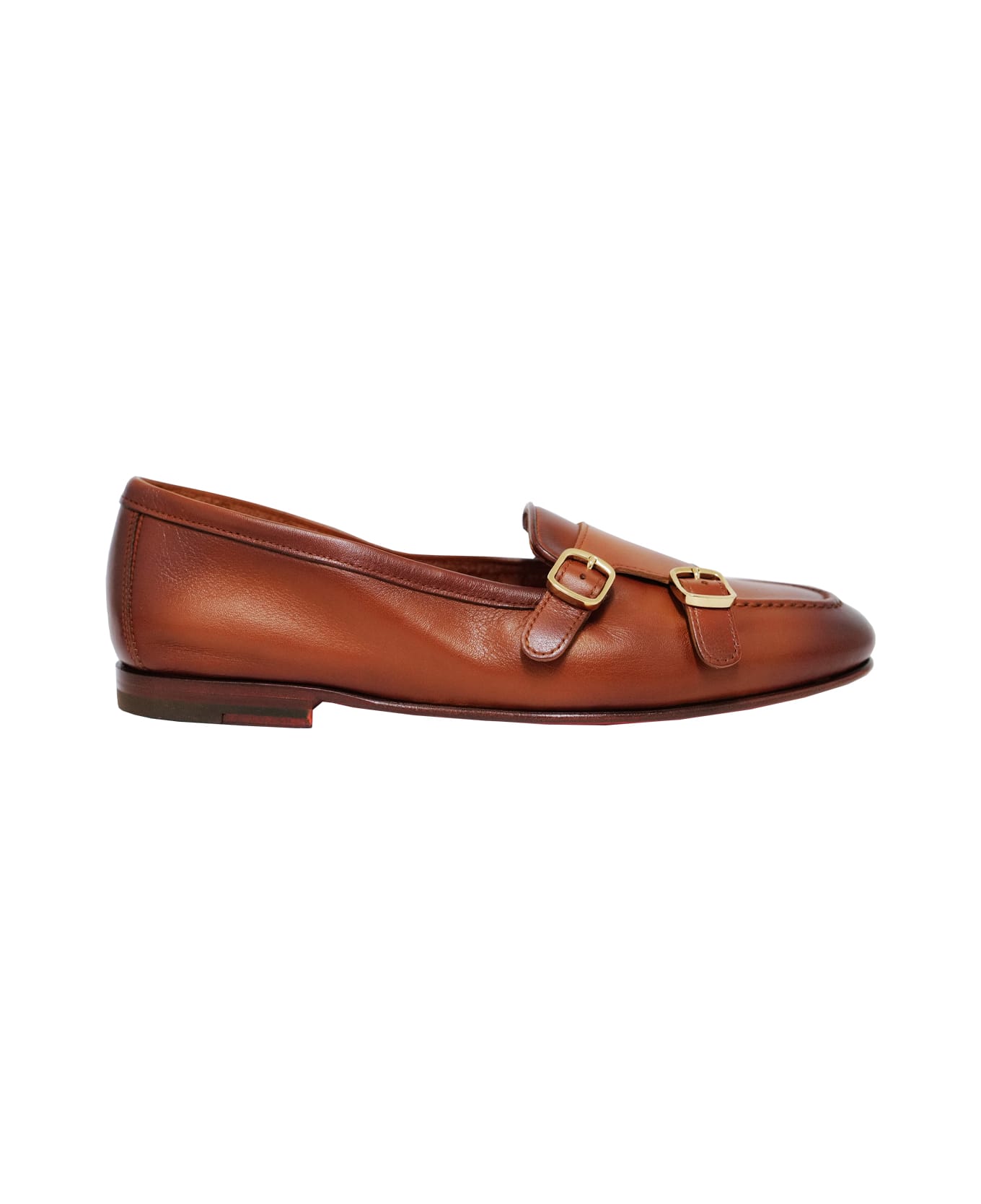 Santoni Mocassin - Brown フラットシューズ