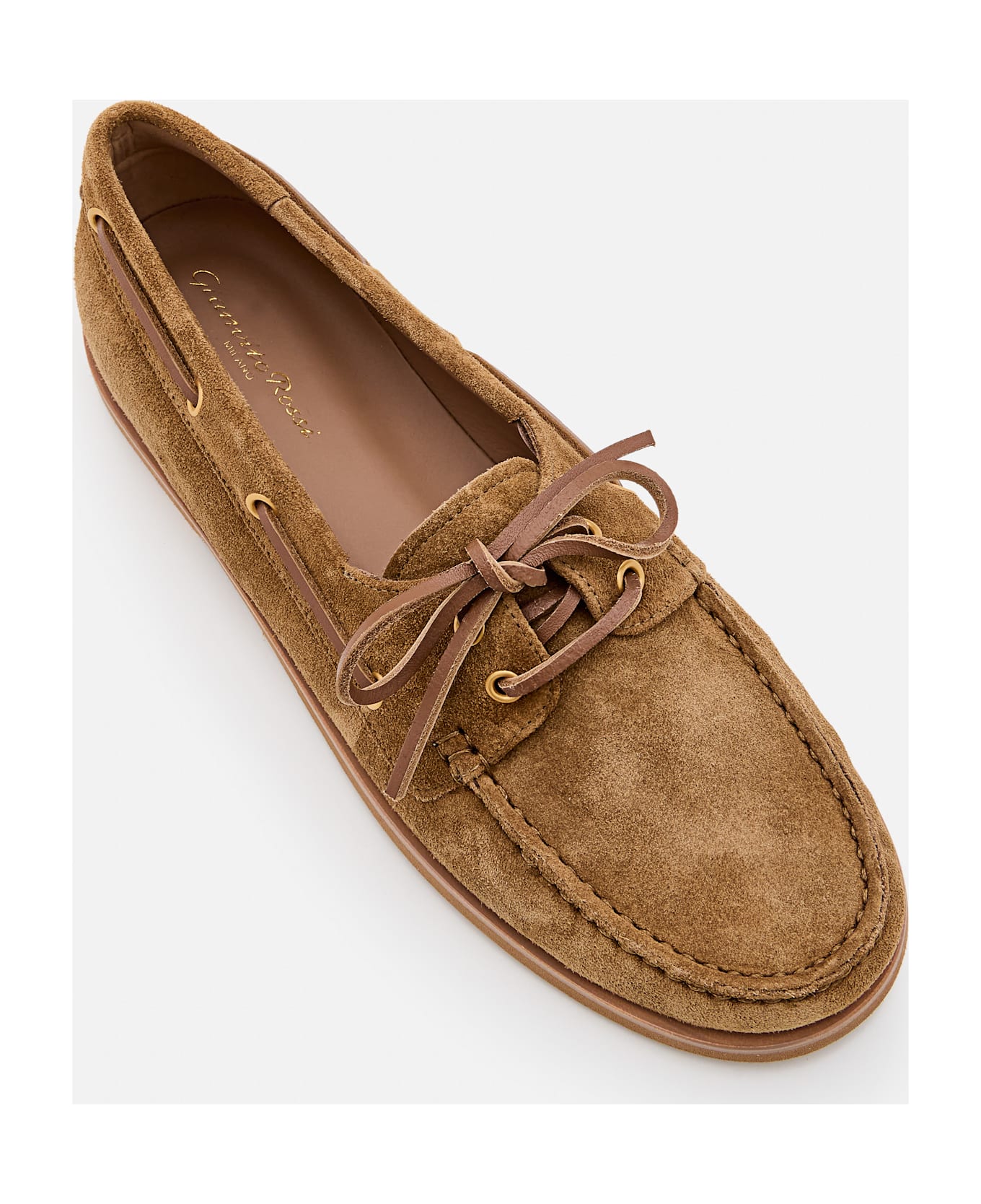 Gianvito Rossi Suede Loafer - Brown