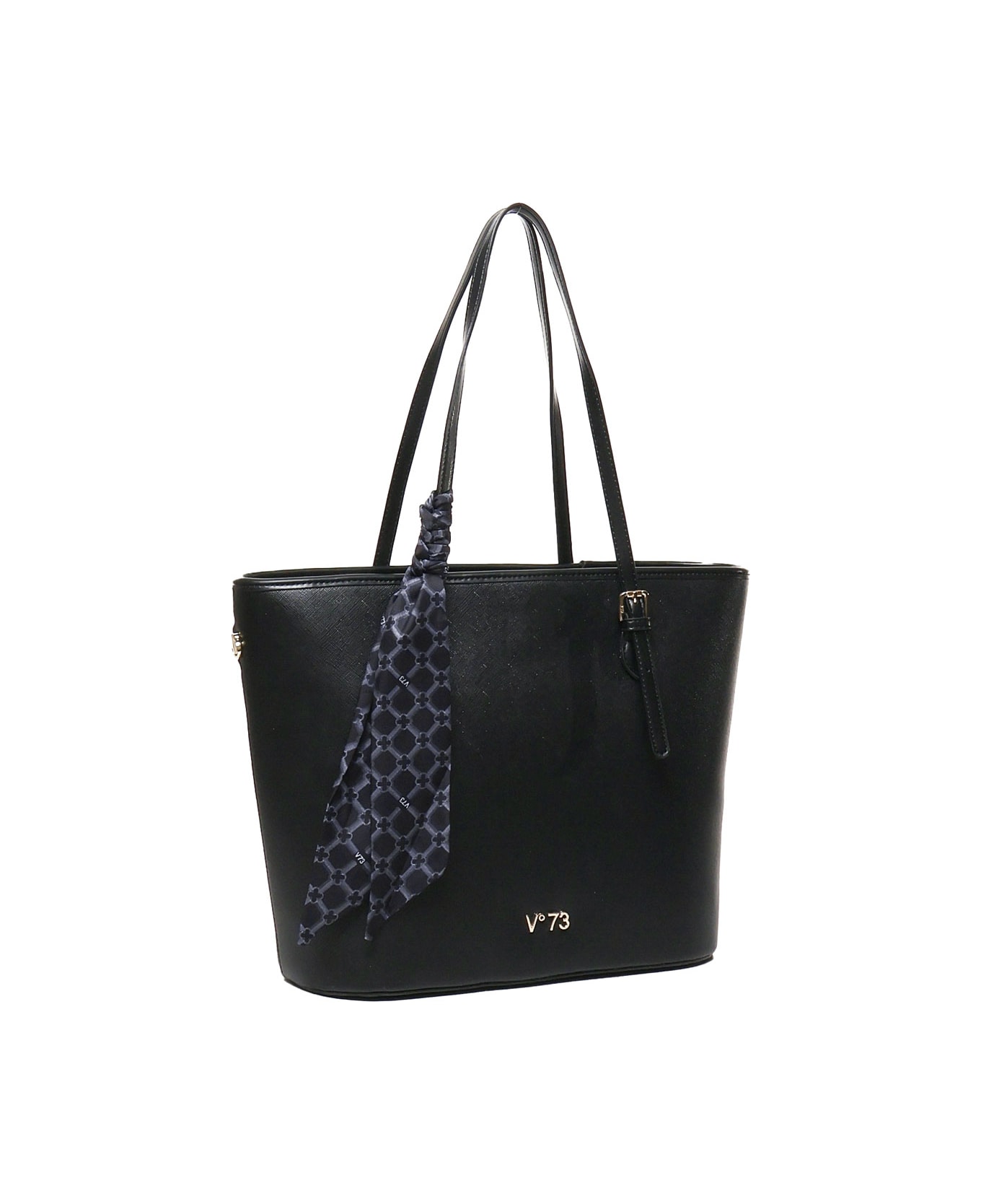 V73 Alice Tote Bag In Ecoleather - Black