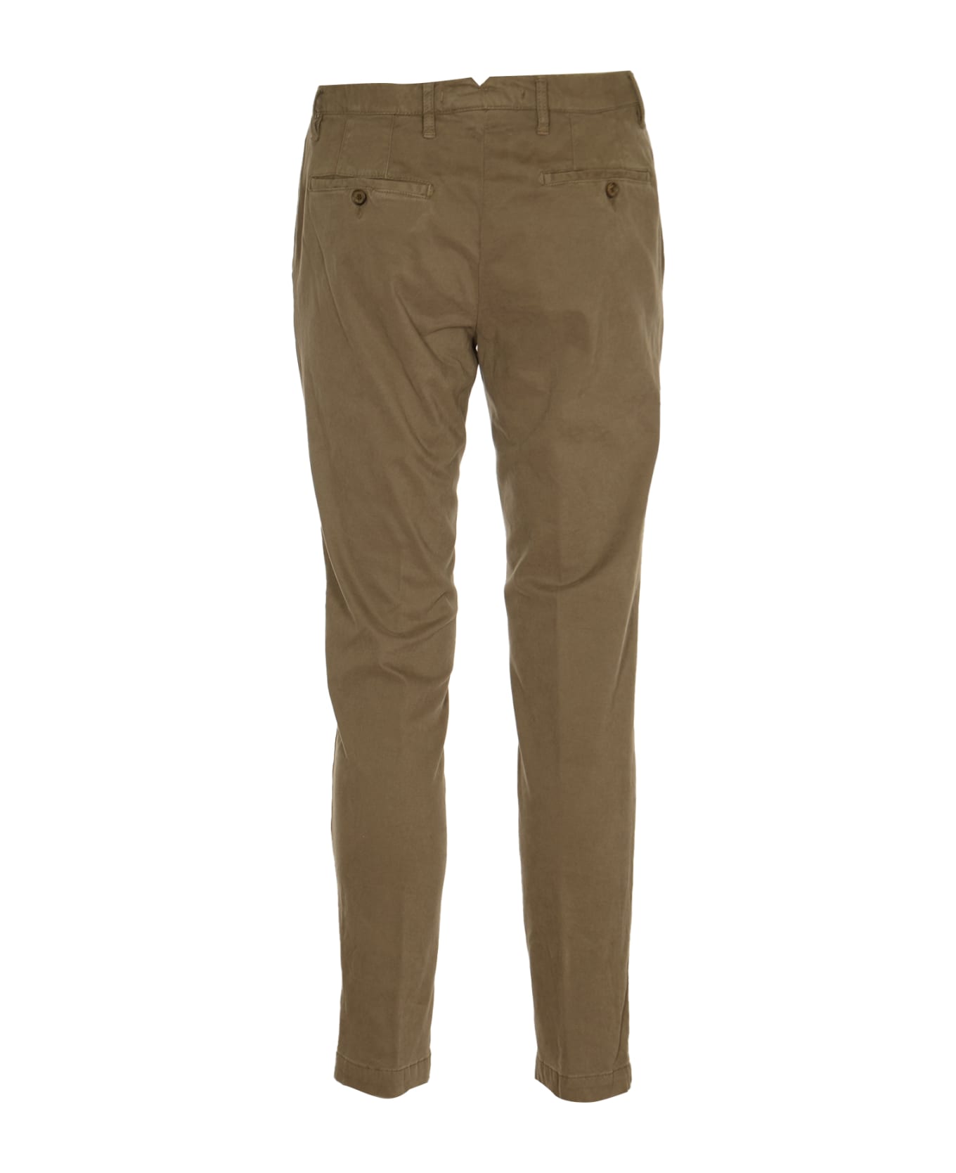 Myths Wrap Buttoned Trousers - Brown