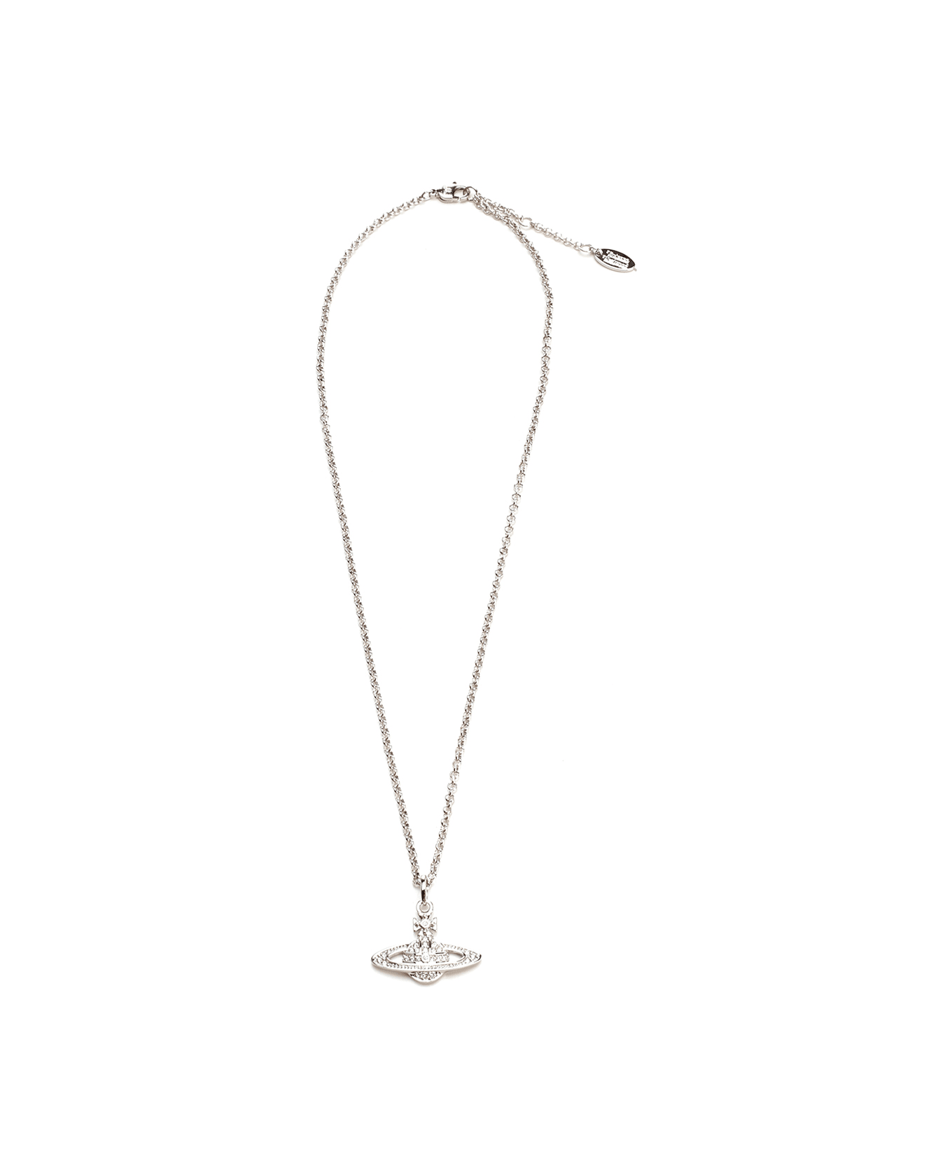 Vivienne Westwood Mini Bas Relief Necklace - Argento