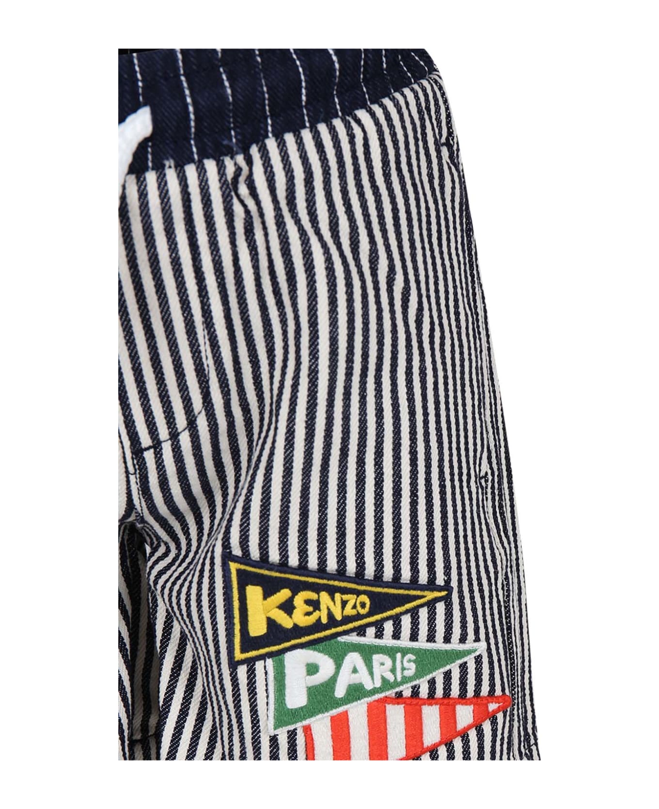 Kenzo Kids Multicolor Casual Shorts For Boy - Multicolor