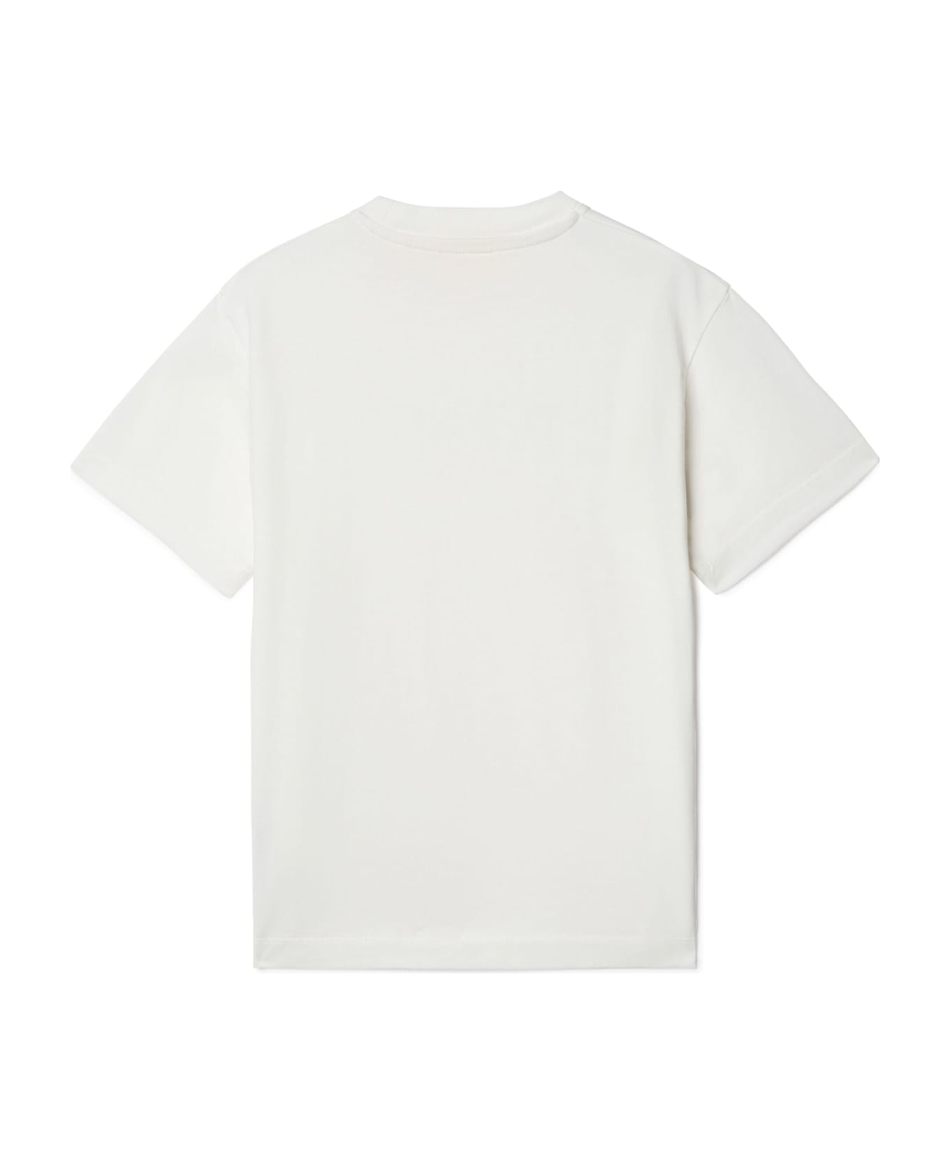 Off-White Big Bookish Tee Ss - White Silver