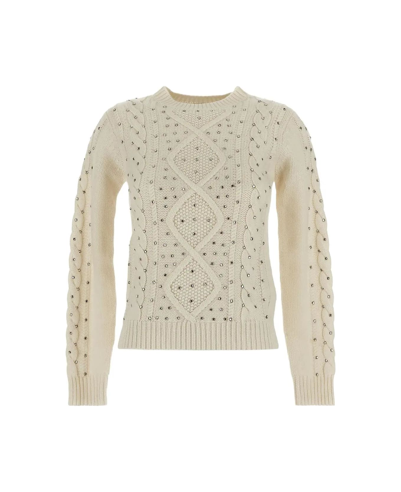Max Mara Onde Knit - white