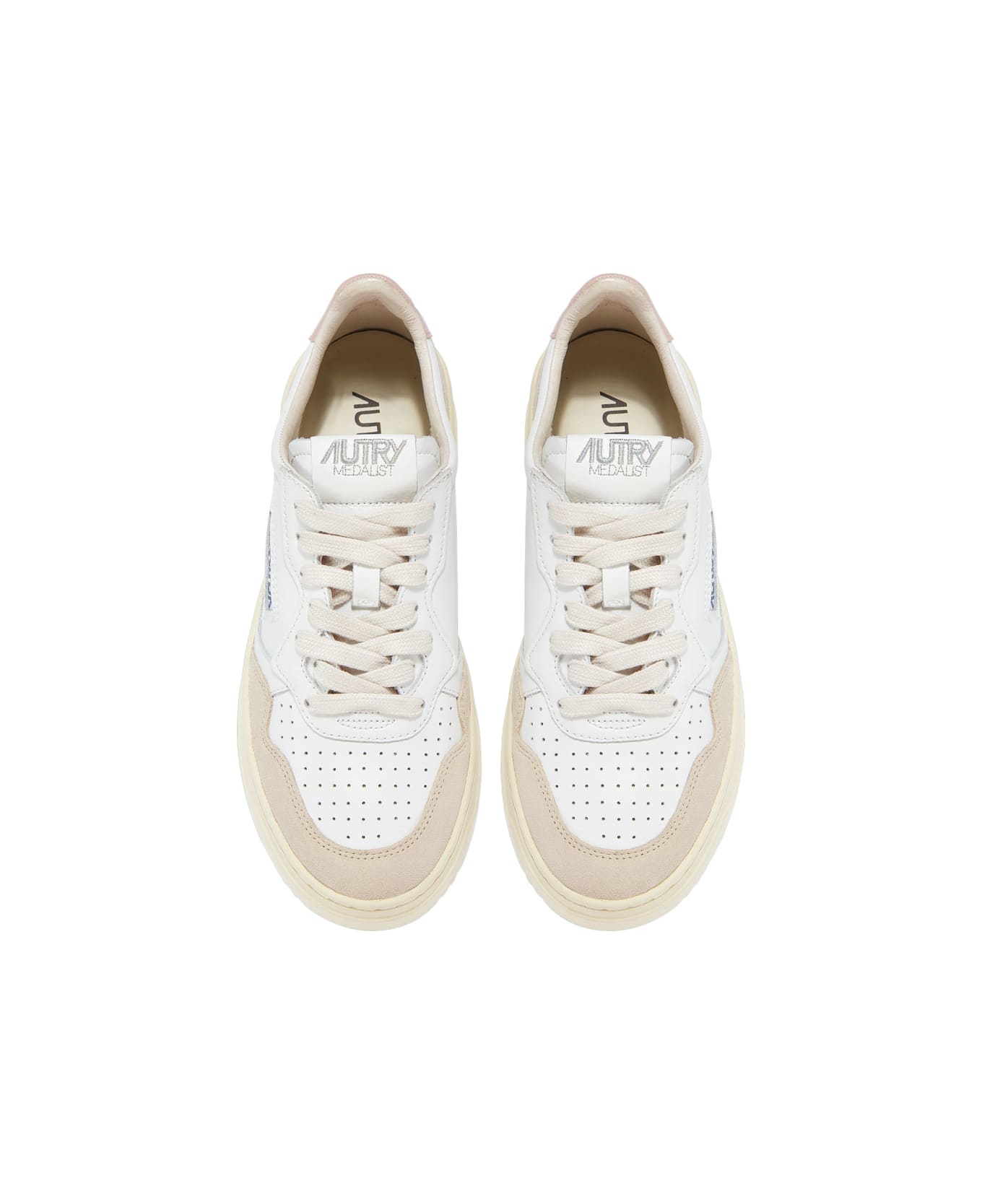 Autry Medalist Low Leat Suede Wht Pow - Wht Pow