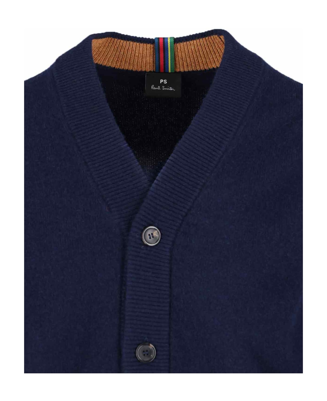 PS by Paul Smith V-neck Cardigan - Blue